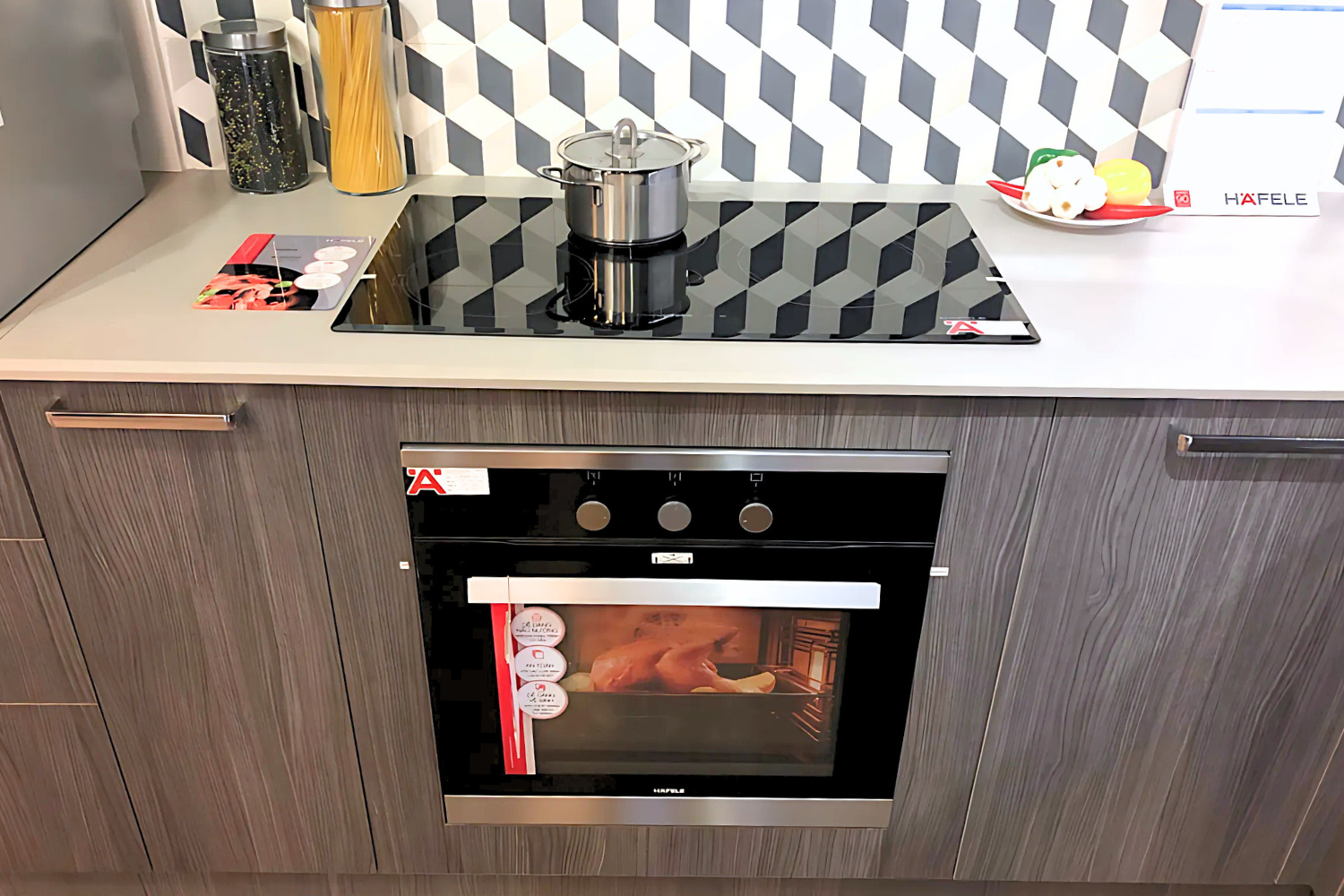 Lò Nướng Âm Tủ Hafele HO-K60B (534.05.581) | Lắp Âm 65 Lít