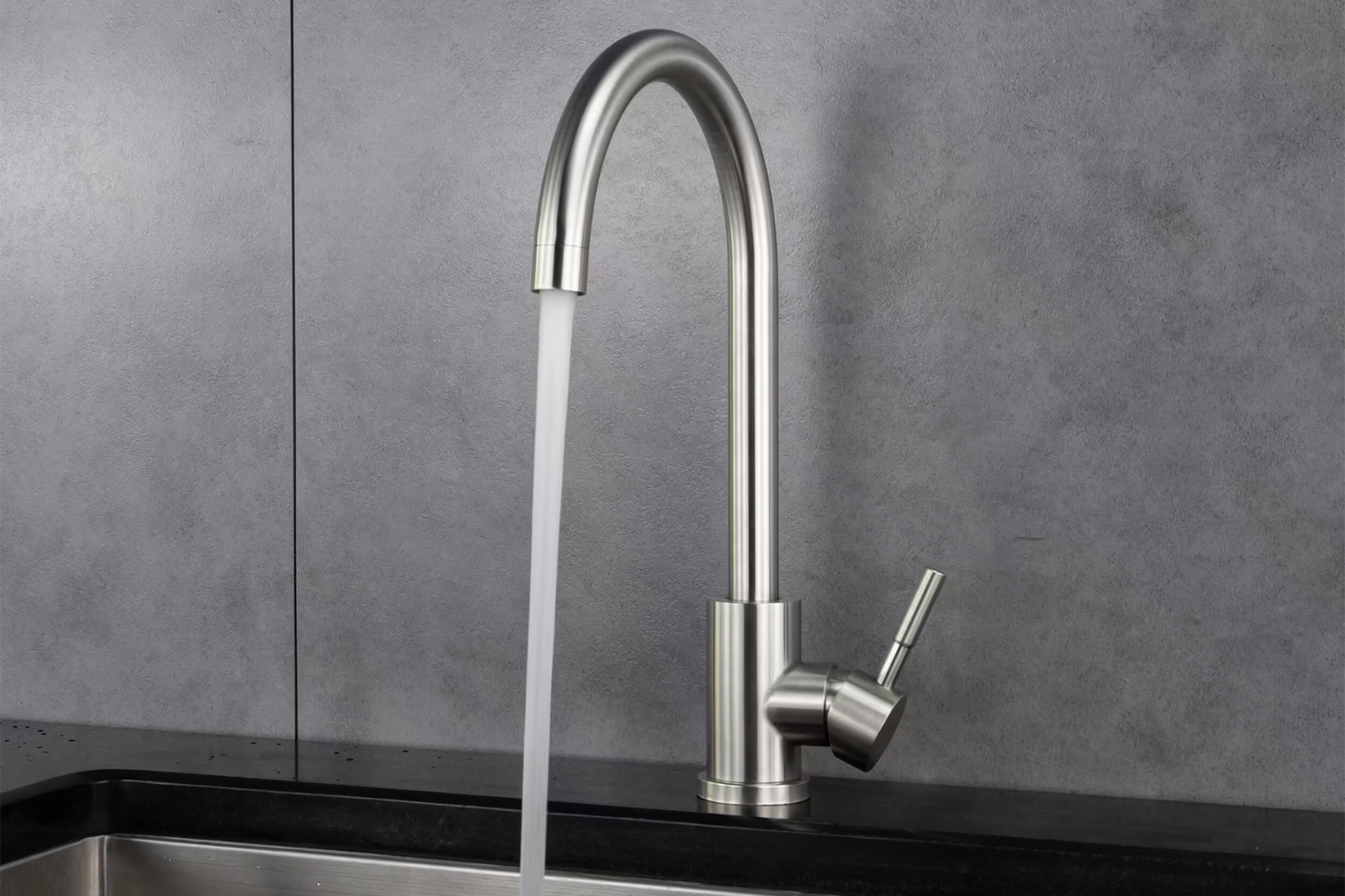 Vòi Rửa Bát Nóng Lạnh Dây Rút Eurosun SKYLAND S-K025S | Inox 304