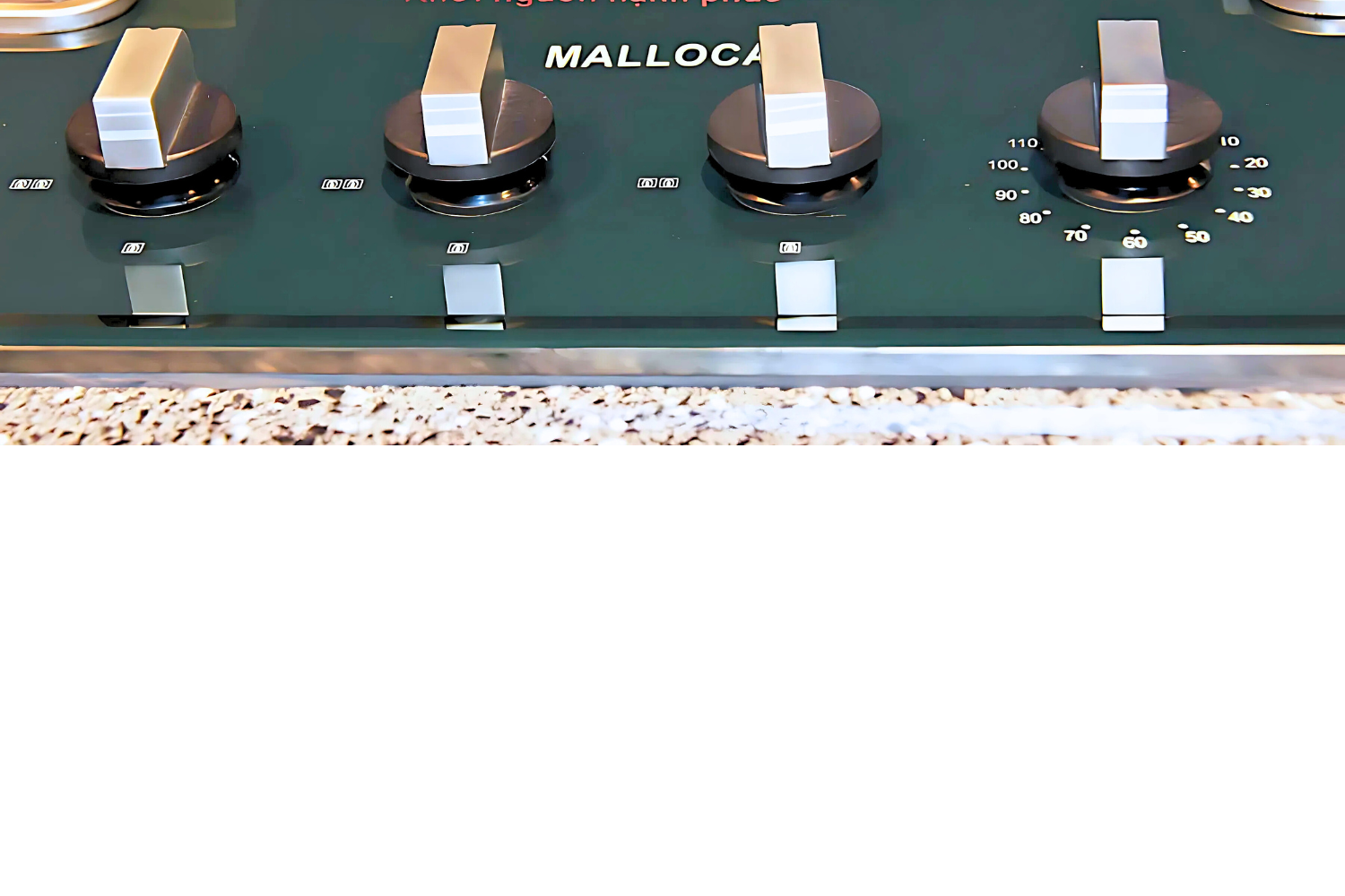 Bếp Gas Malloca AS 9403G - Bếp Âm 03 Vùng Nấu