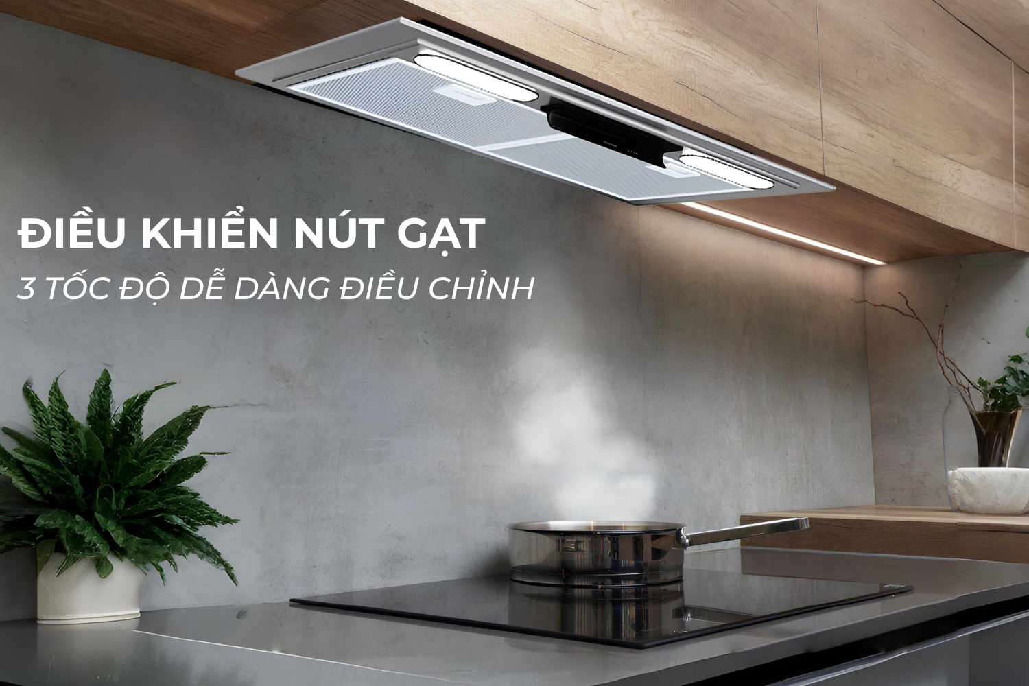 Máy hút mùi âm tủ Malloca K1153 | 53 cm