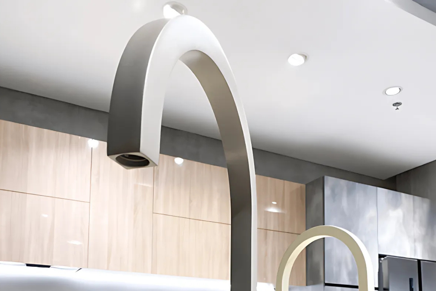 Vòi Rửa Bát Nóng Lạnh Malloca MF-043 | Đồng Thau Sơn Giả Đá, Màu Đất