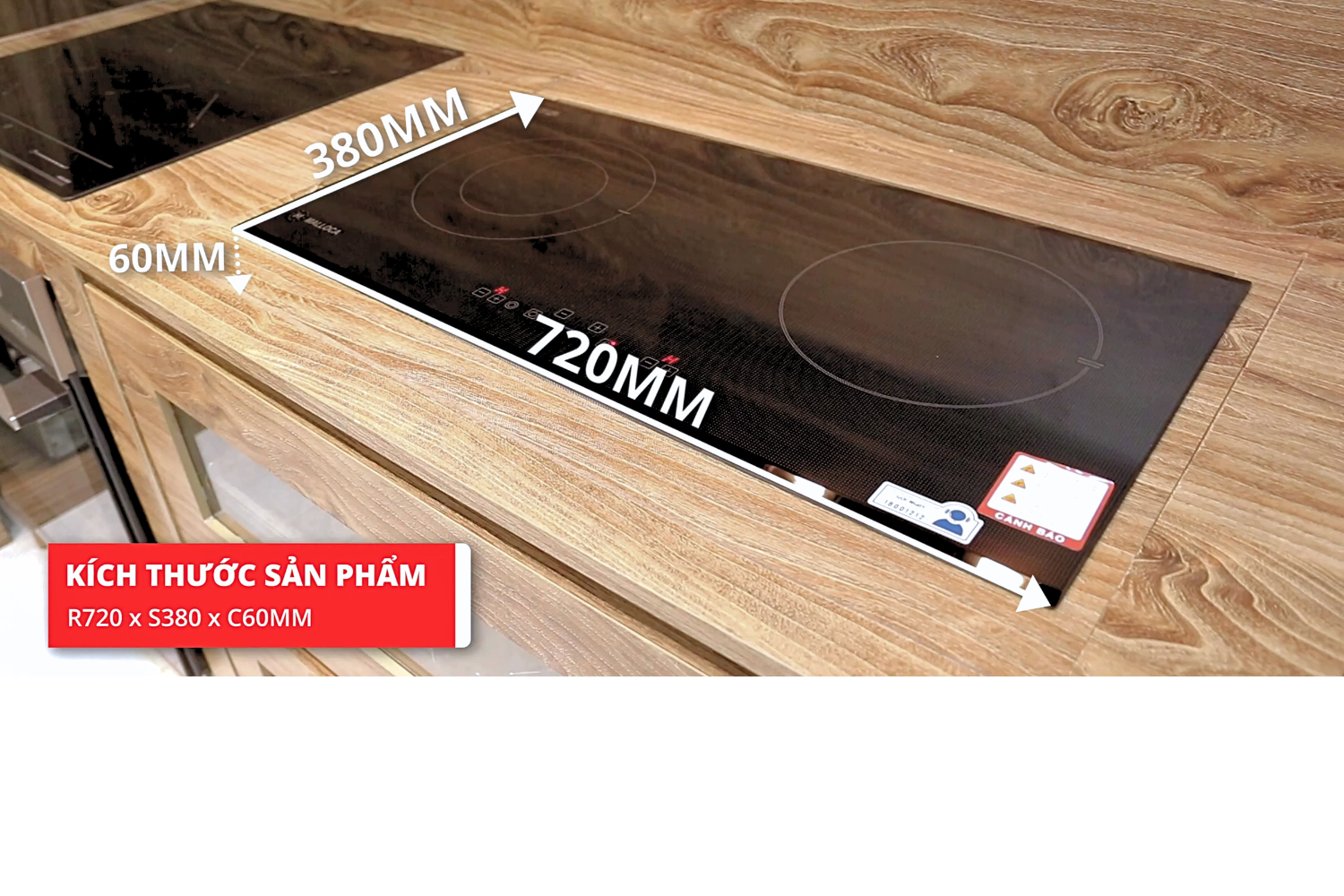 Bếp Điện Từ Đôi Malloca MH-02IR D - Bếp Từ Kết Hợp Hồng Ngoại 2 Vùng Nấu