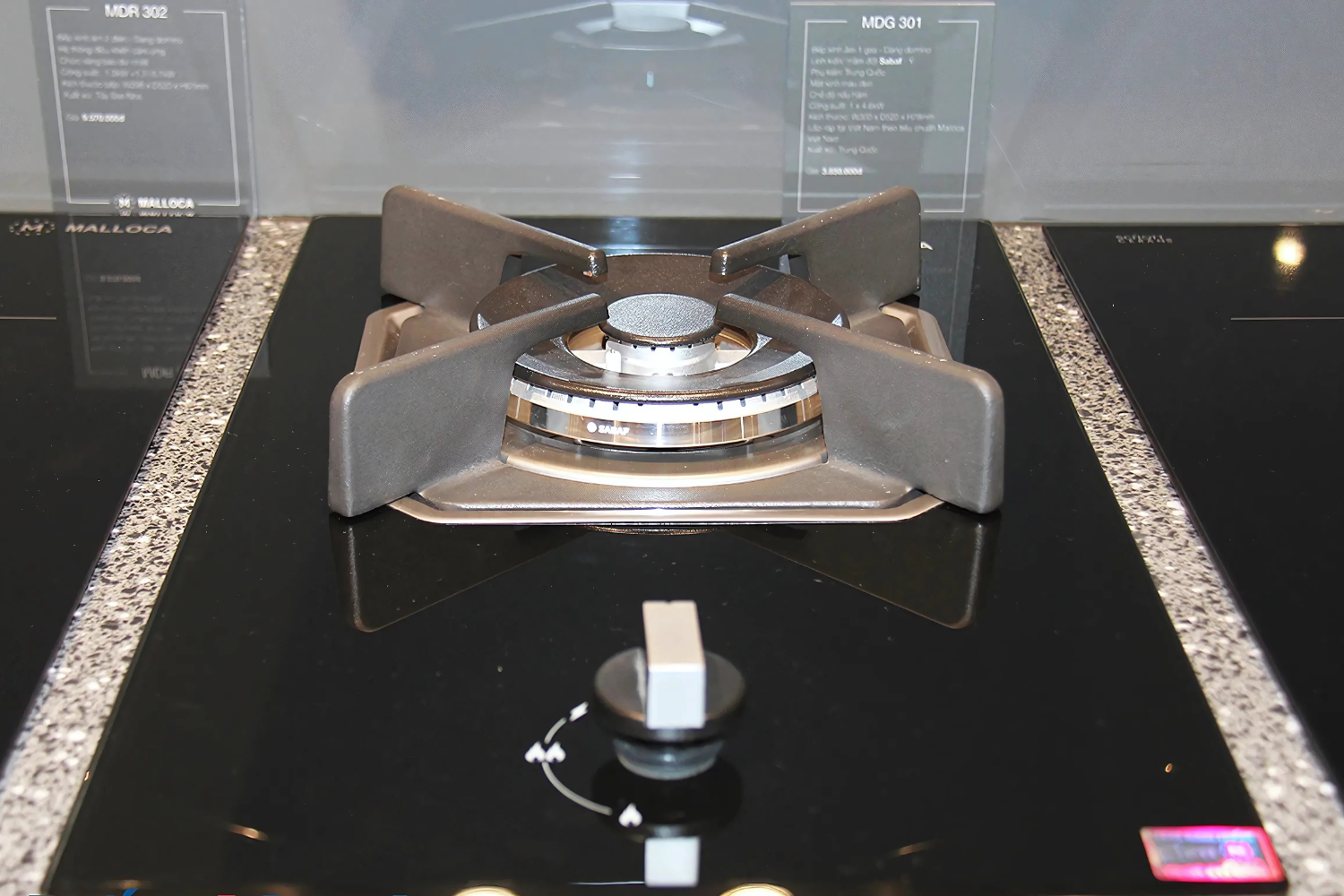 Bếp Gas Đơn Malloca MDG 301 - Bếp Âm Domino 01 Vùng Nấu