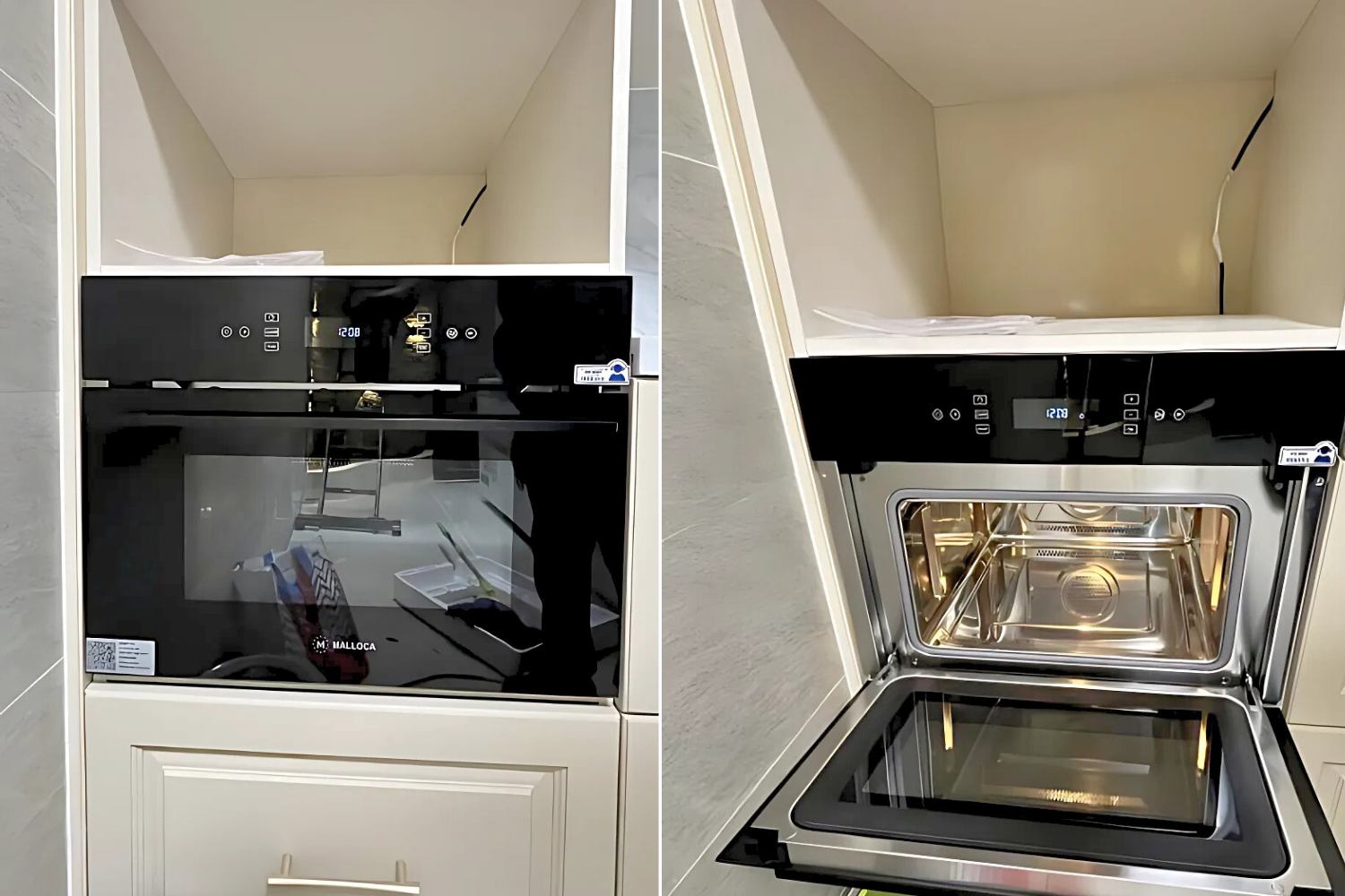 Lò Vi Sóng Có Nướng Malloca MW-40CP | Không Đĩa Quay 40 Lít