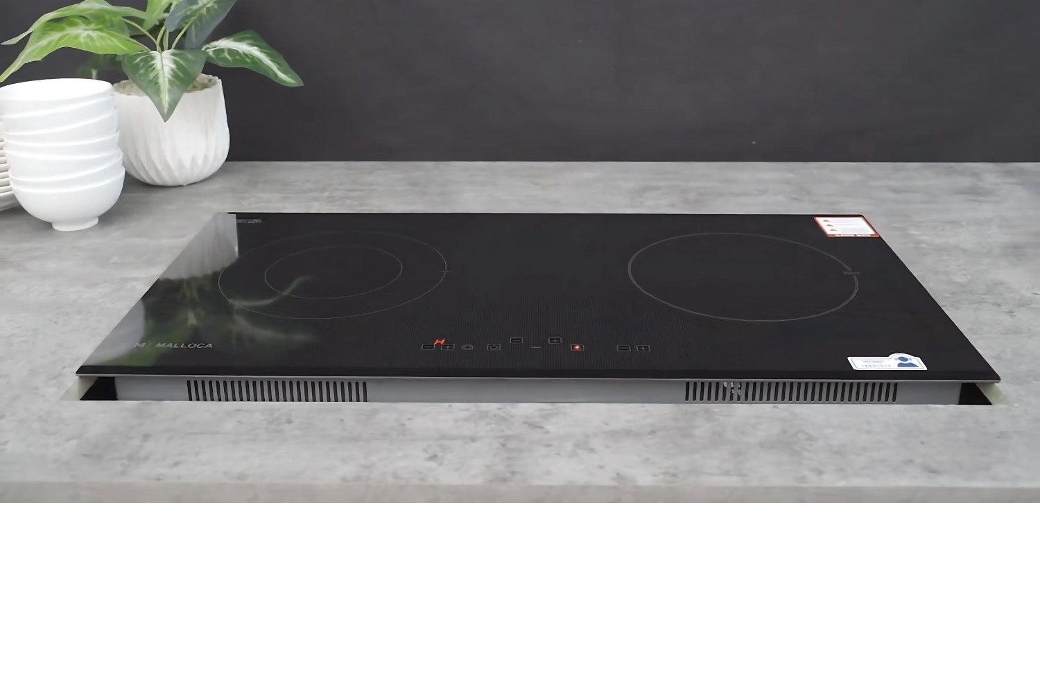 Bếp Điện Từ Đôi Malloca MH-02IR D - Bếp Từ Kết Hợp Hồng Ngoại 2 Vùng Nấu