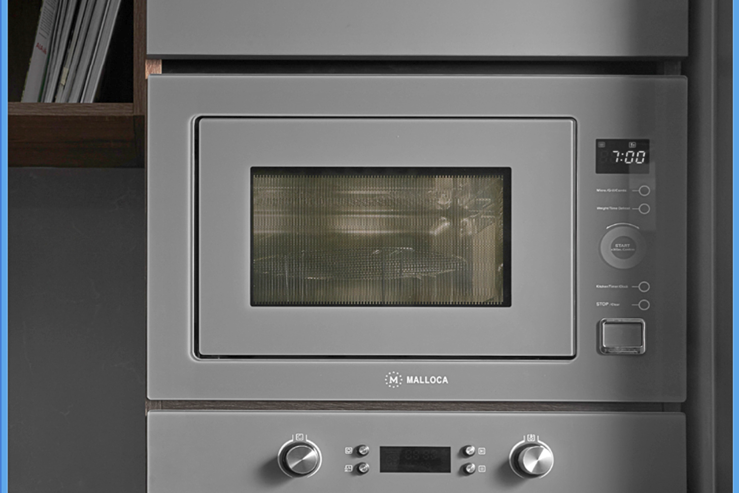 Lò Vi Sóng Có Nướng Malloca MW-927BG | Lắp Âm 27 Lít