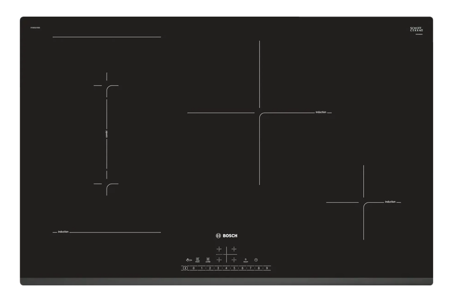Bếp Từ Âm Bosch PVS831FB5E Series 6 | 04 Vùng Nấu Ghép Nối