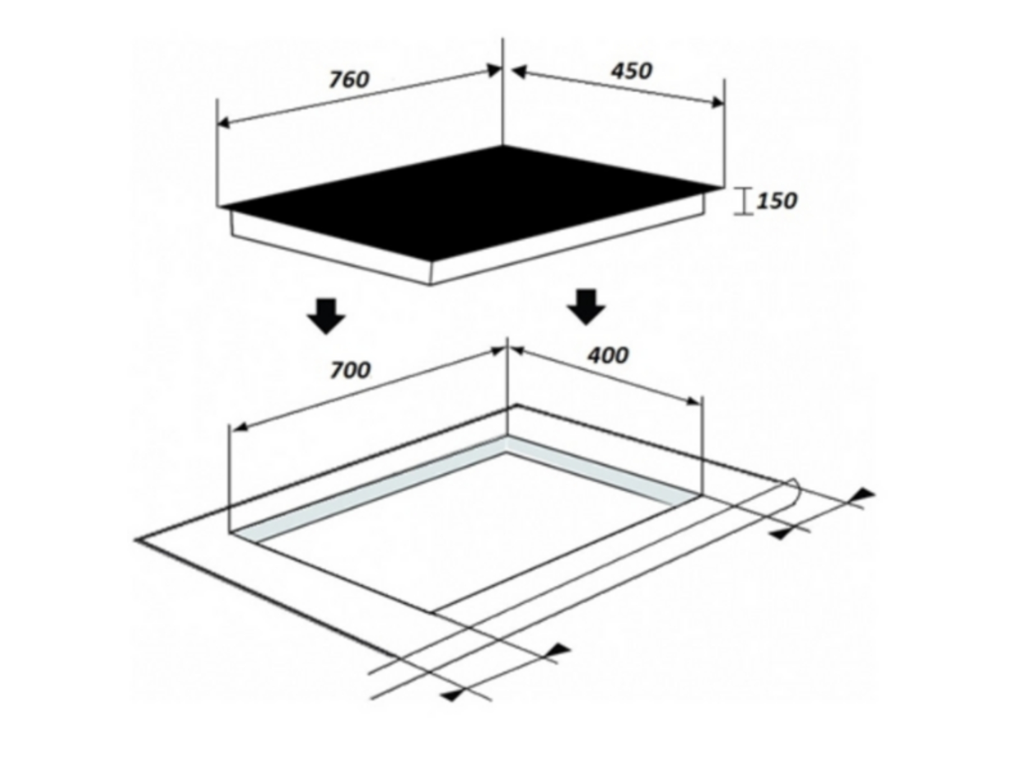Bếp Gas Đôi Hafele HC-G802B - Bếp Gas Âm 02 Vùng Nấu