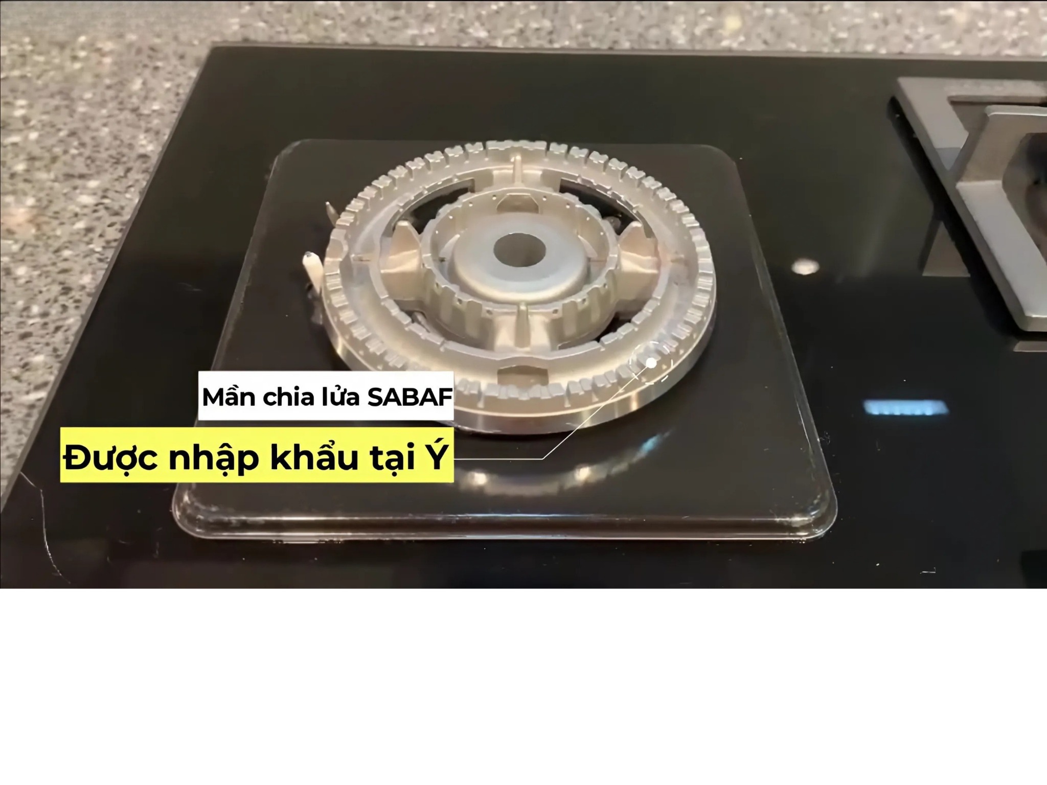 Bếp Gas Malloca AS 9503B - Bếp Âm 03 Vùng Nấu