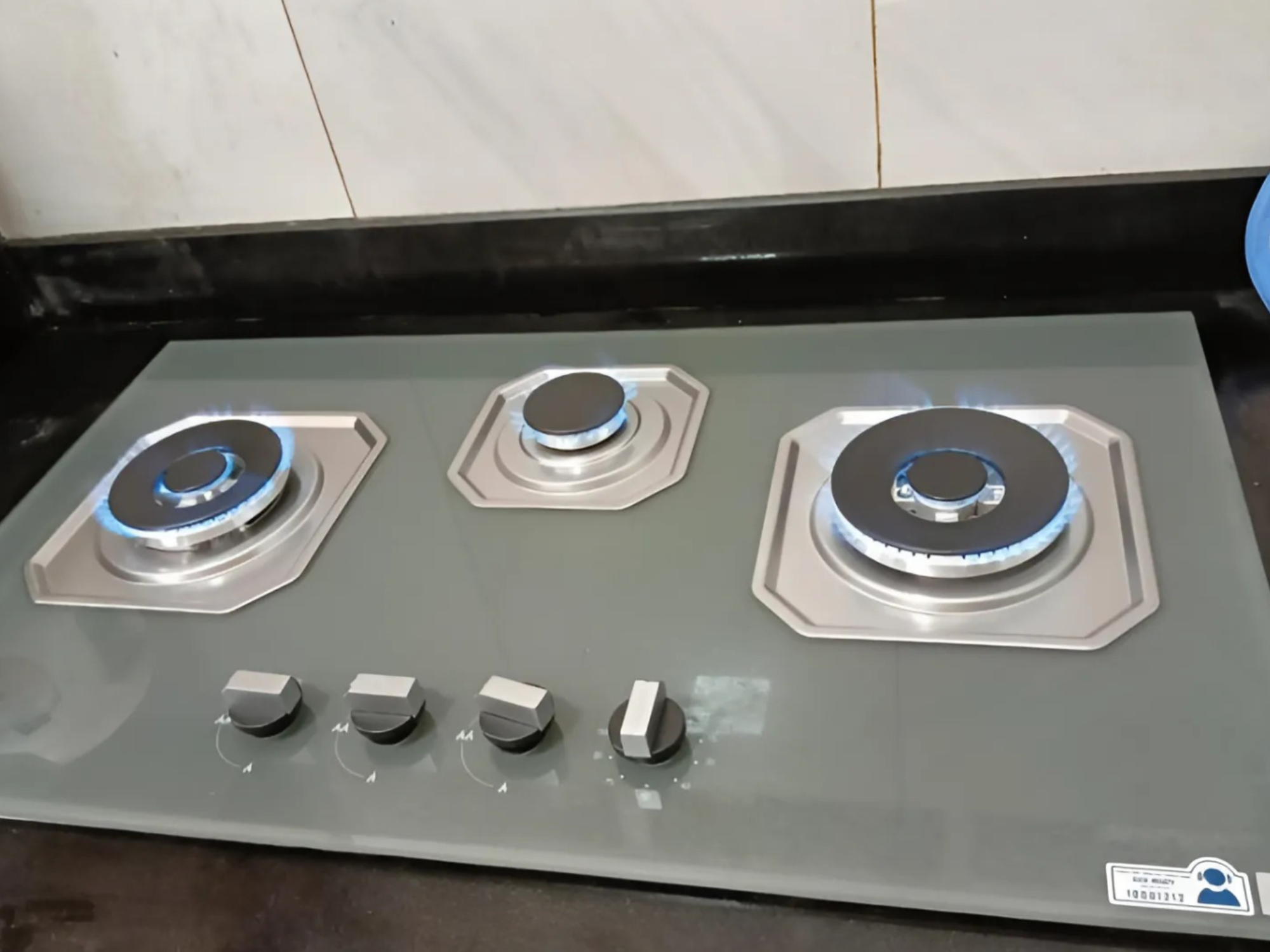 Bếp Gas Malloca AS 9603DG -  Bếp Âm 03 Vùng Nấu