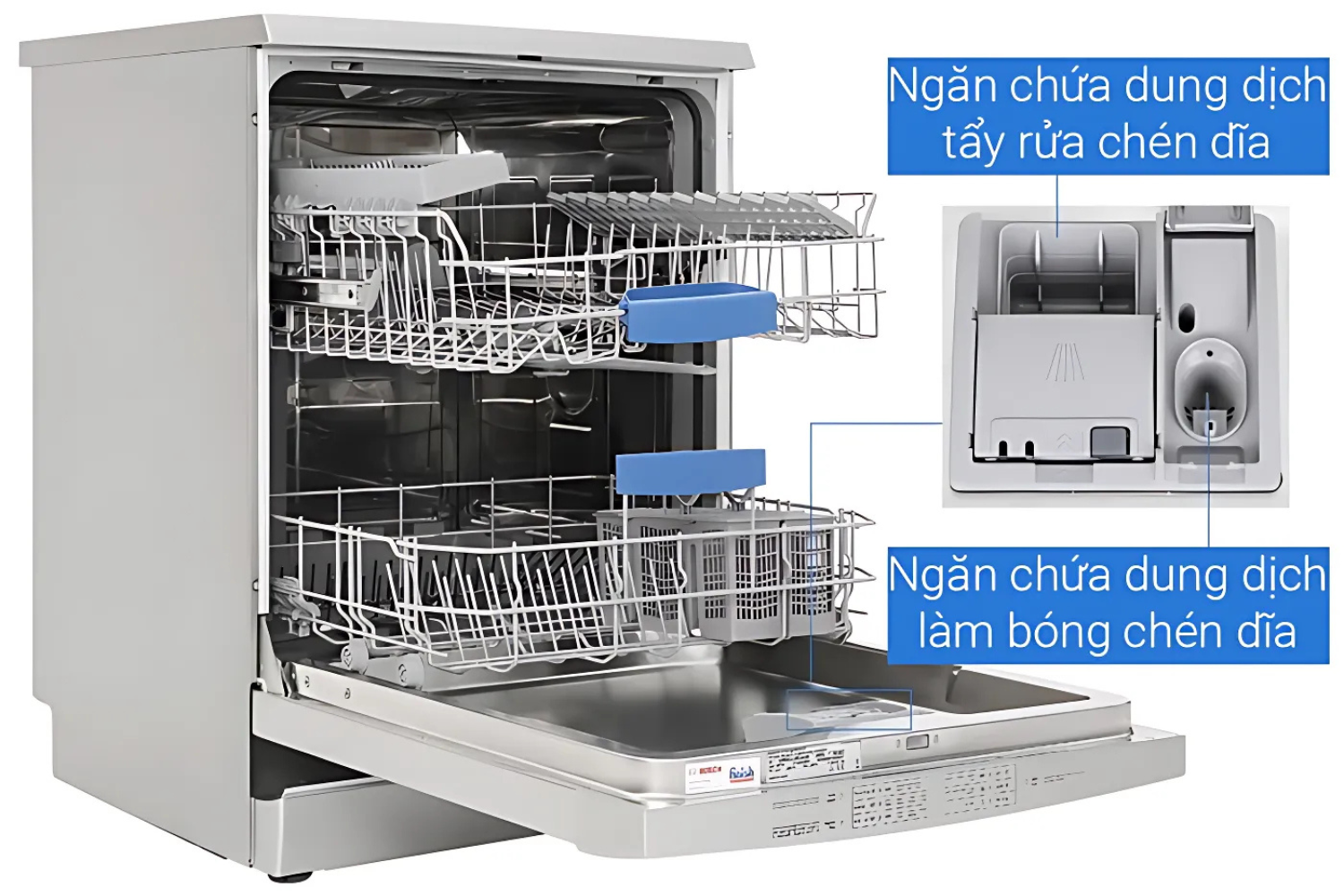Máy Rửa Bát Độc Lập Bosch SMS63L08EA Series 6