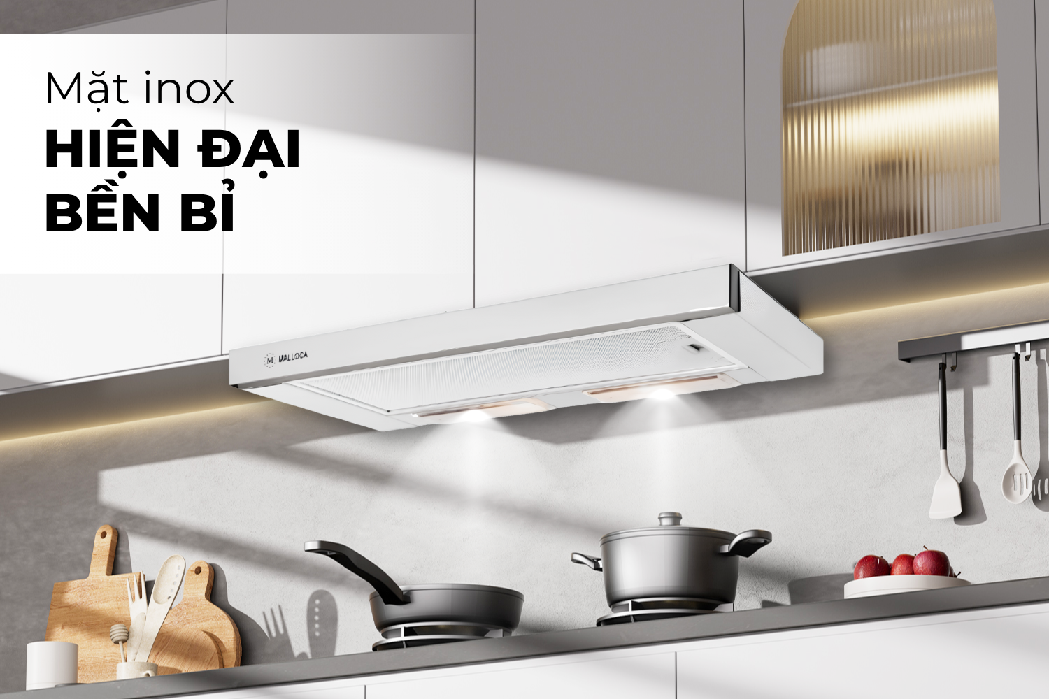 Máy hút mùi âm tủ Malloca K1506 | 60 cm