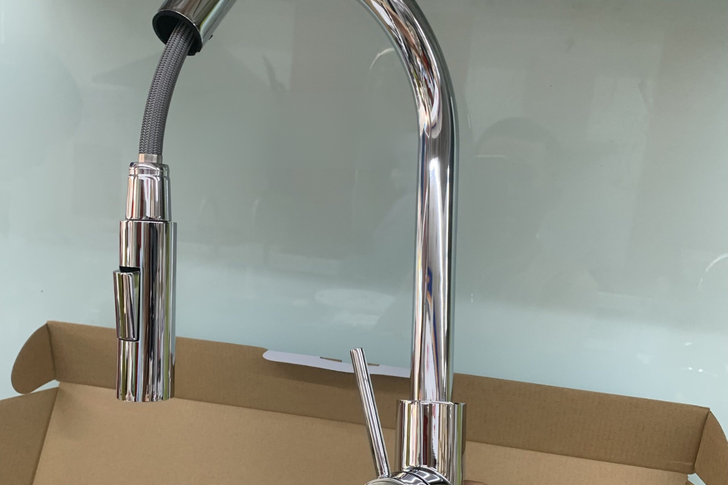 Vòi Rửa Bát Nóng Lạnh Dây Rút Hafele HT21-CH1P287 (577.55.230) | Đồng thau mạ Chrome