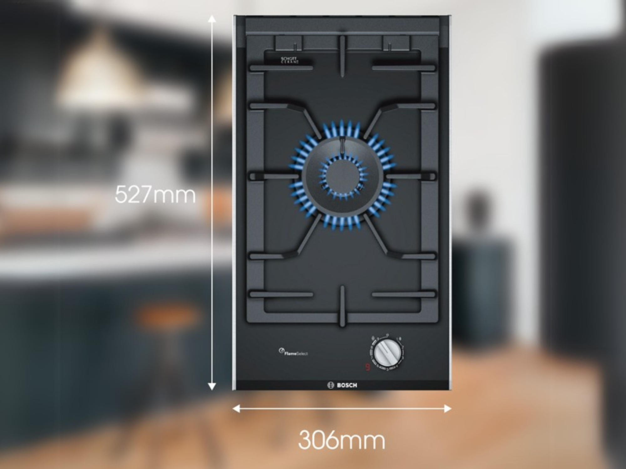 Bếp Gas Đơn Bosch PRA3A6D70 | Lắp Âm 01 Vùng Nấu