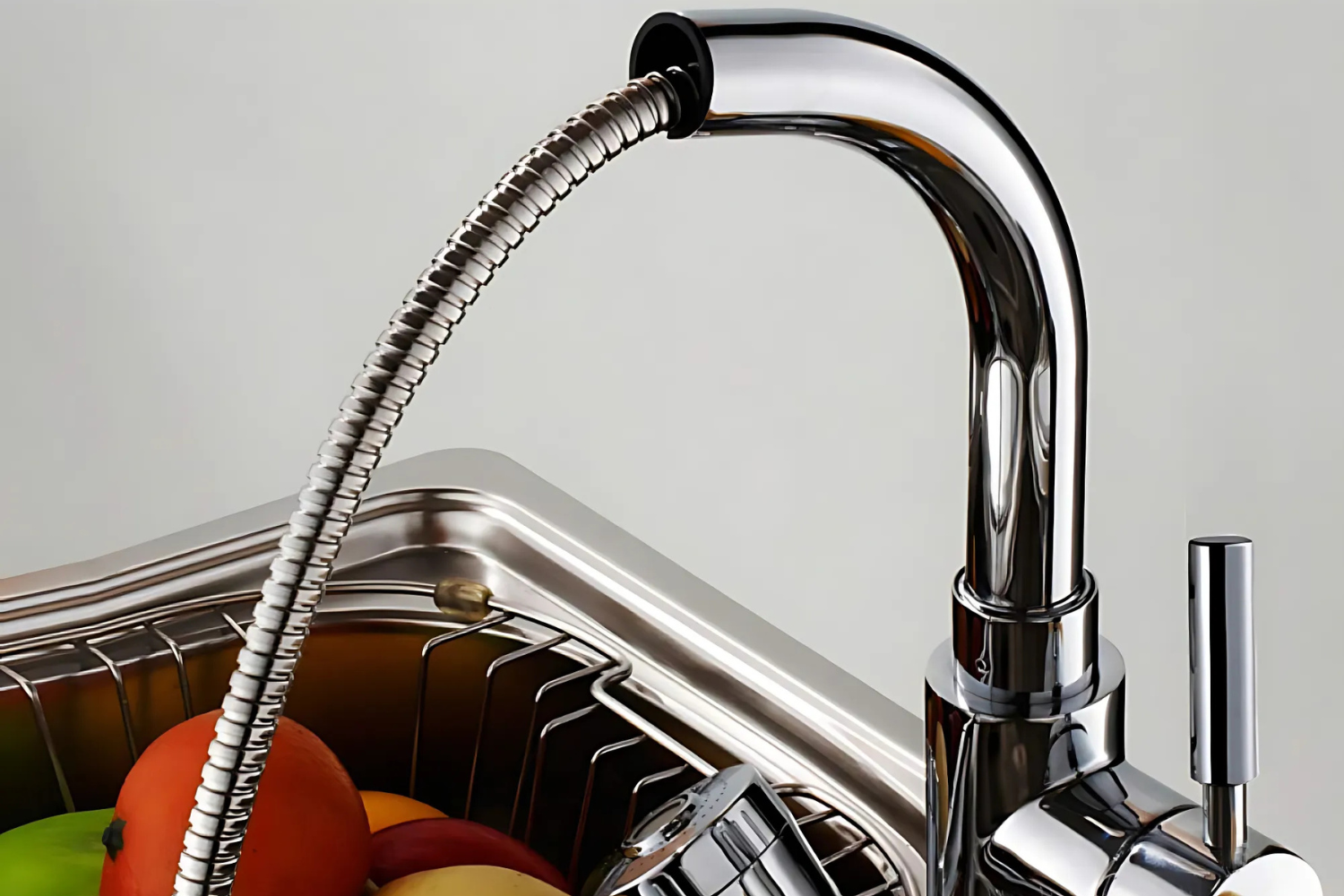 Vòi Rửa Bát Nóng Lạnh Dây Rút Eurosun SKYLAND S-K028R | Đồng thau mạ Chrome