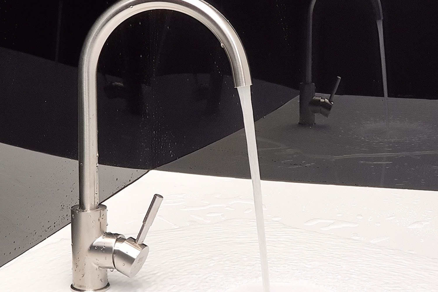 Vòi Rửa Bát Nóng Lạnh Dây Rút Eurosun SKYLAND S-K025S | Inox 304