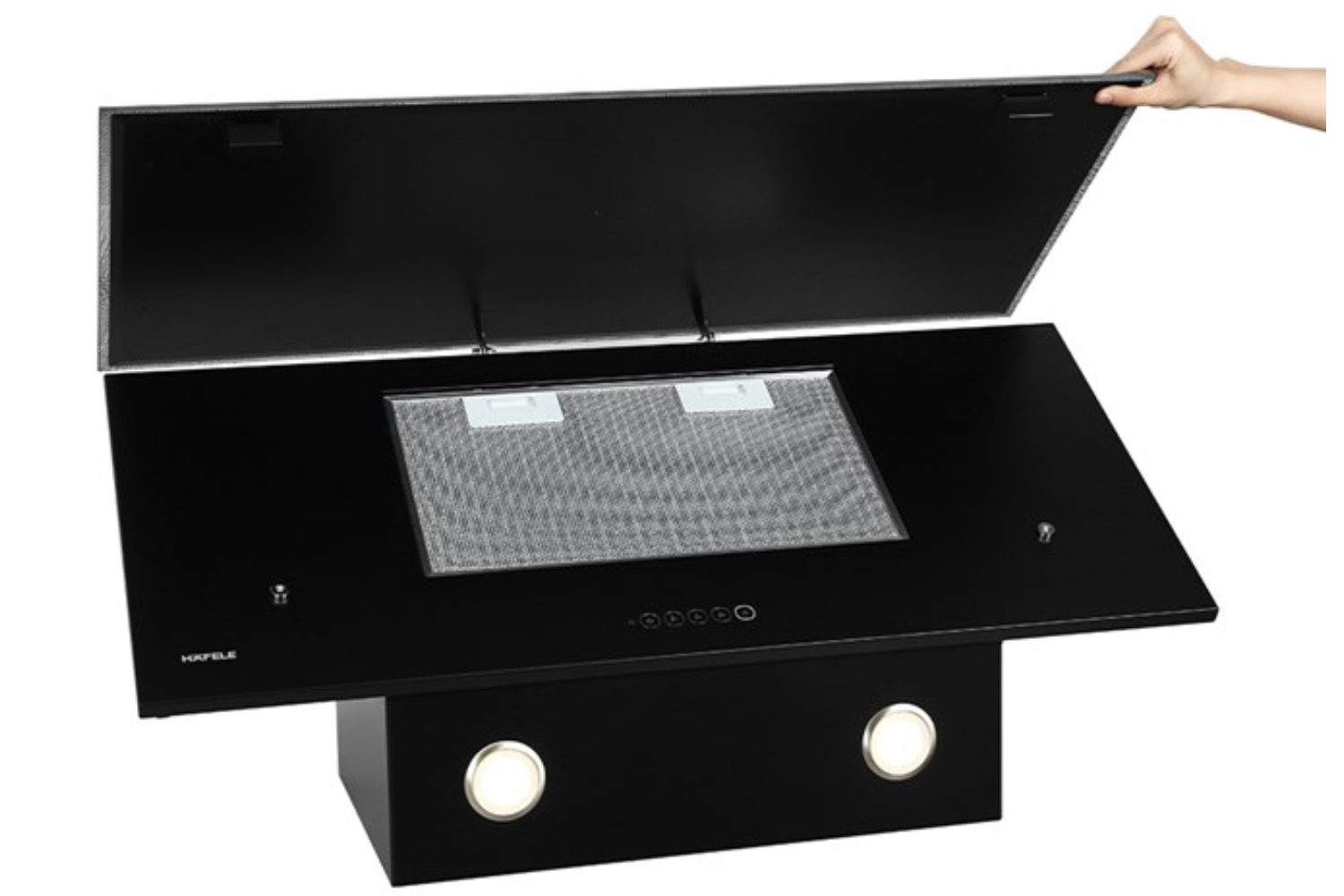 Máy hút mùi kính vát Hafele HH-WVS90A