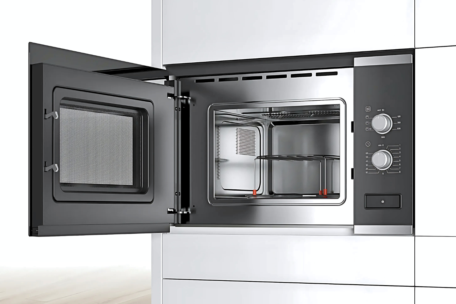 Lò Vi Sóng Có Nướng Bosch BEL520MS0K Series 4 | Dung Tích 20L Lắp Âm