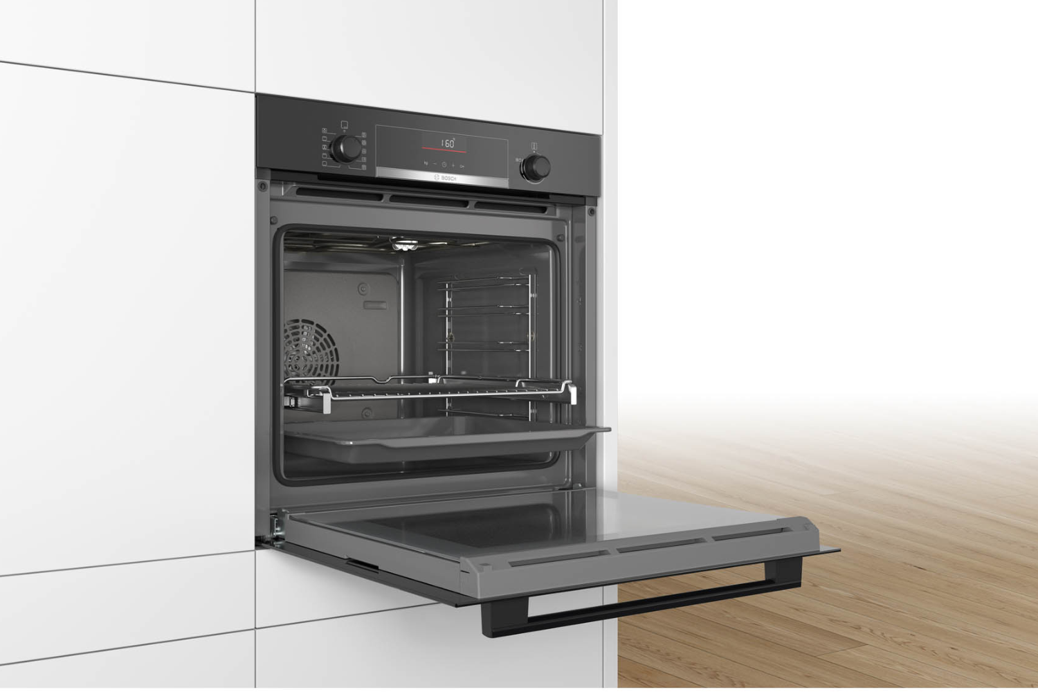 Lò Nướng Bosch HBA5360BL0K Serie 6 | Lắp Âm 71 Lít