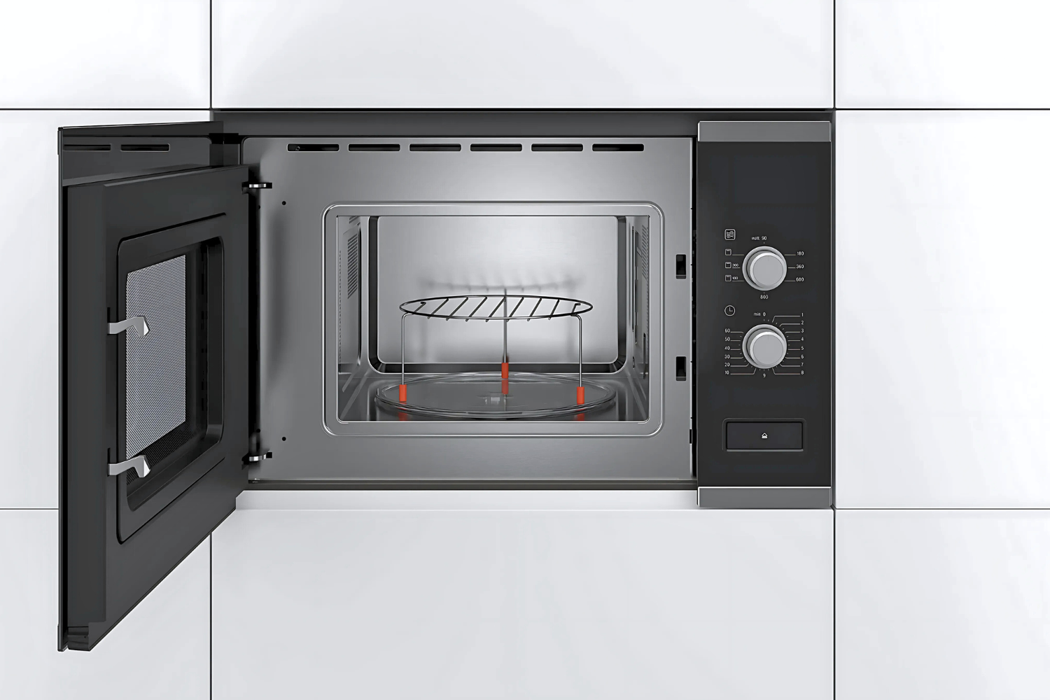 Lò Vi Sóng Có Nướng Bosch BEL520MS0K Series 4 | Dung Tích 20L Lắp Âm