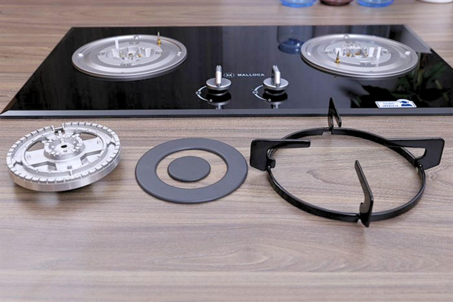 Bếp Gas Đôi Malloca GHG 732A - Bếp Âm 02 Vùng Nấu