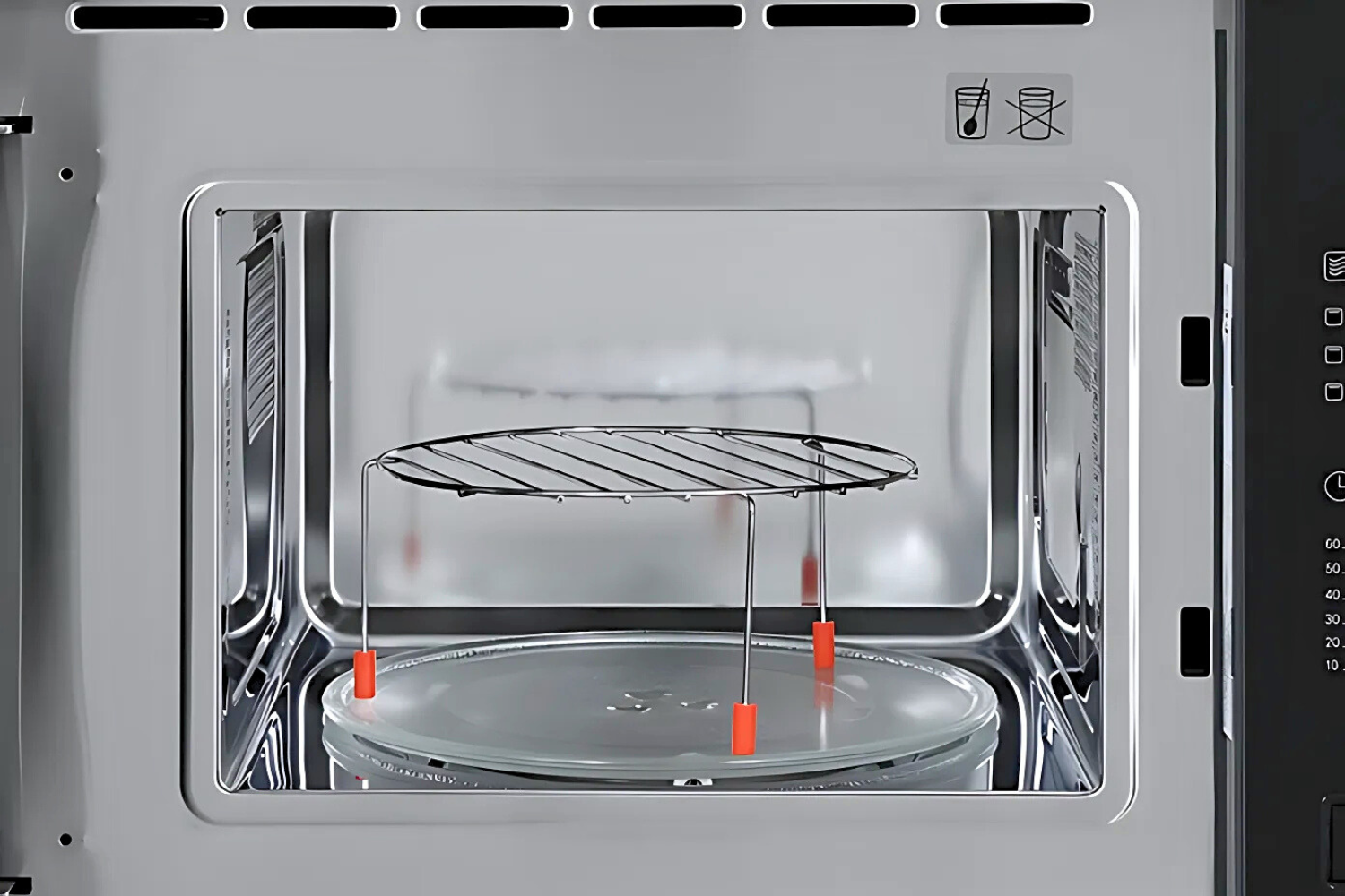 Lò Vi Sóng Có Nướng Bosch BEL520MS0K Series 4 | Dung Tích 20L Lắp Âm