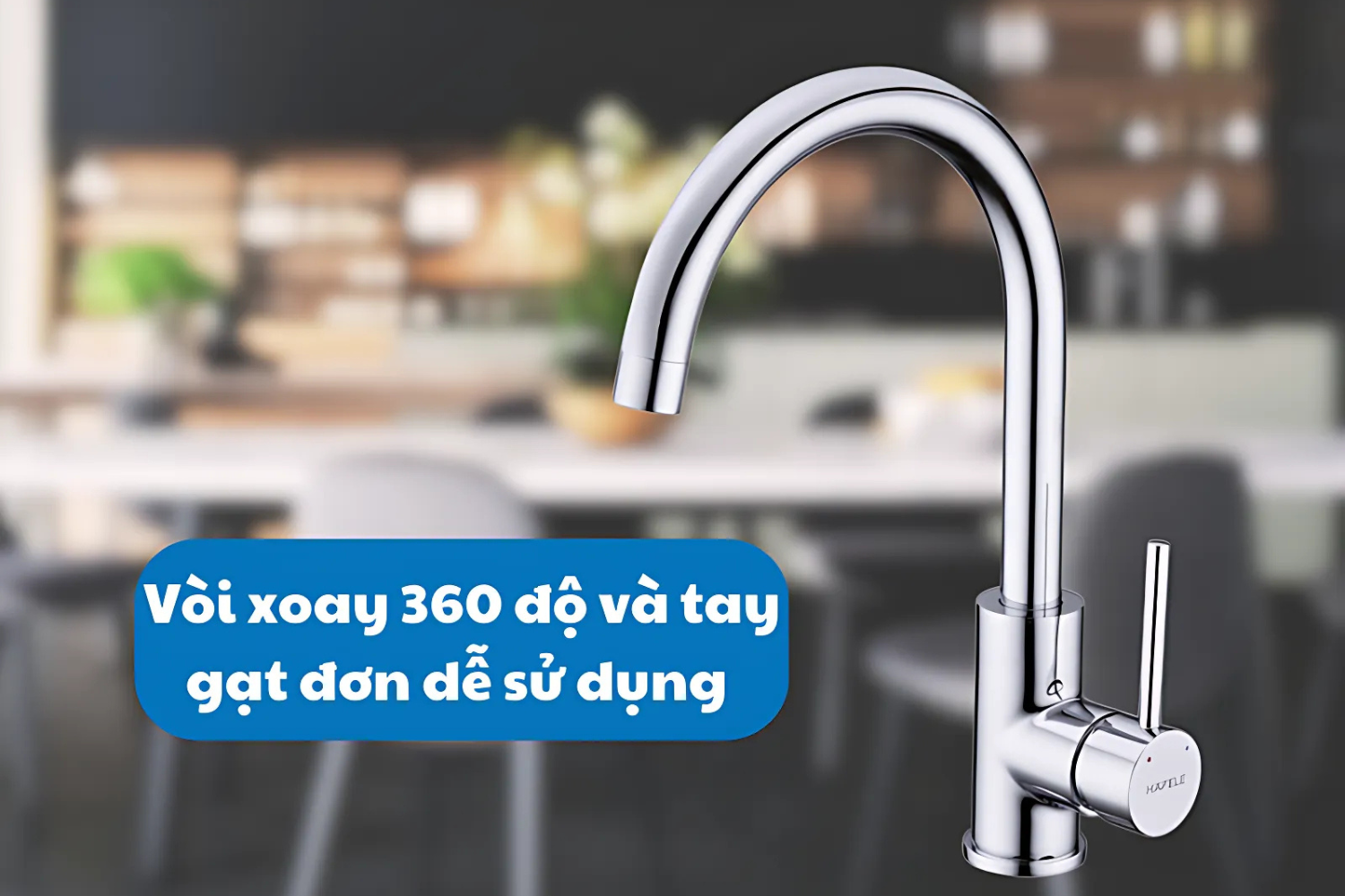 Vòi Rửa Bát Nóng Lạnh Hafele HT21-CH1F220C (577.55.240) | Đồng Thau Mạ Chrome