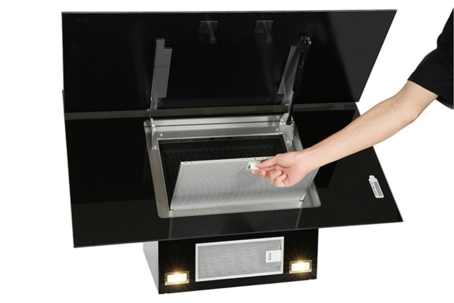 Máy hút mùi kính vát Bosch DWK97JM60 SERIE 6