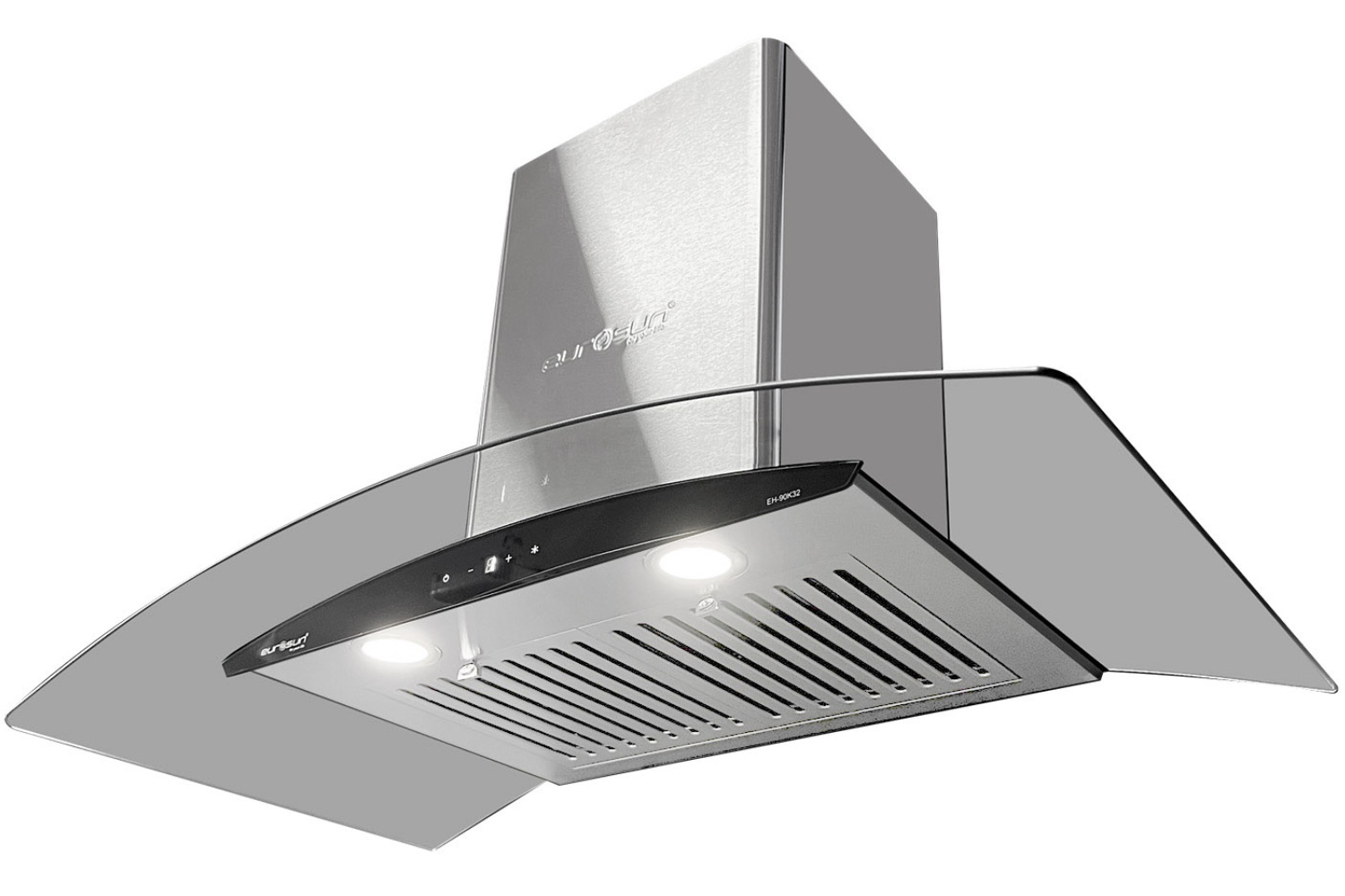 Máy hút mùi kính cong Eurosun EH-90K32 | 90cm