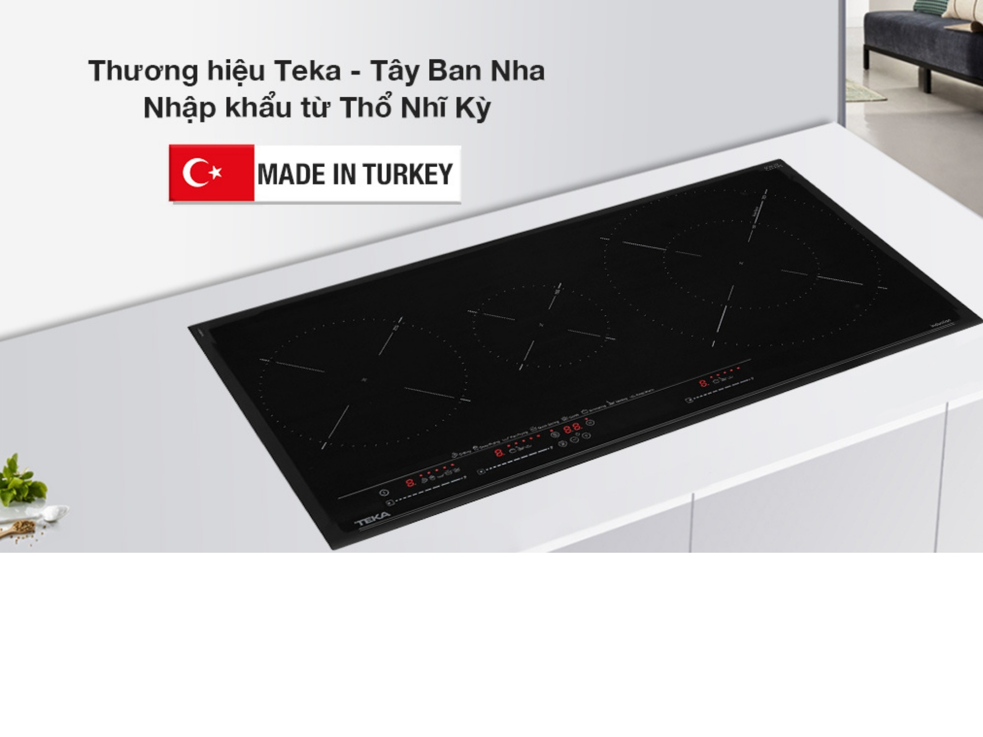 Bếp Từ Teka IZC 83620 MST BK | Lắp Âm 3 Vùng Nấu