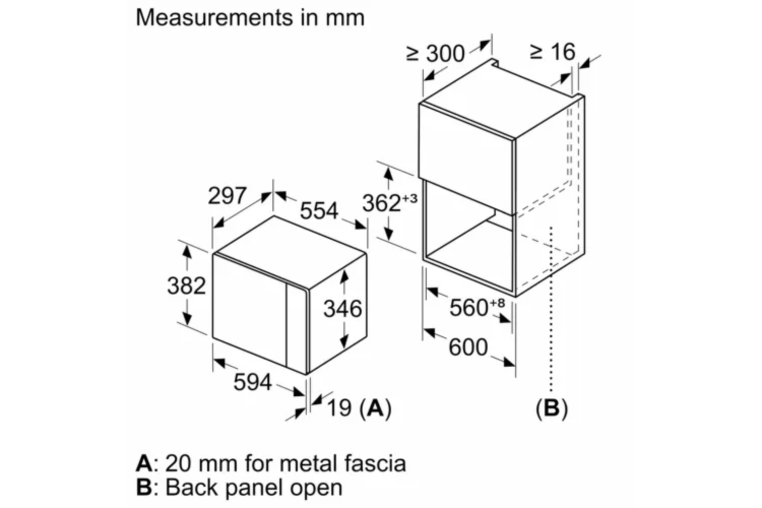Lò Vi Sóng Có Nướng Bosch BEL520MS0K Series 4 | Dung Tích 20L Lắp Âm