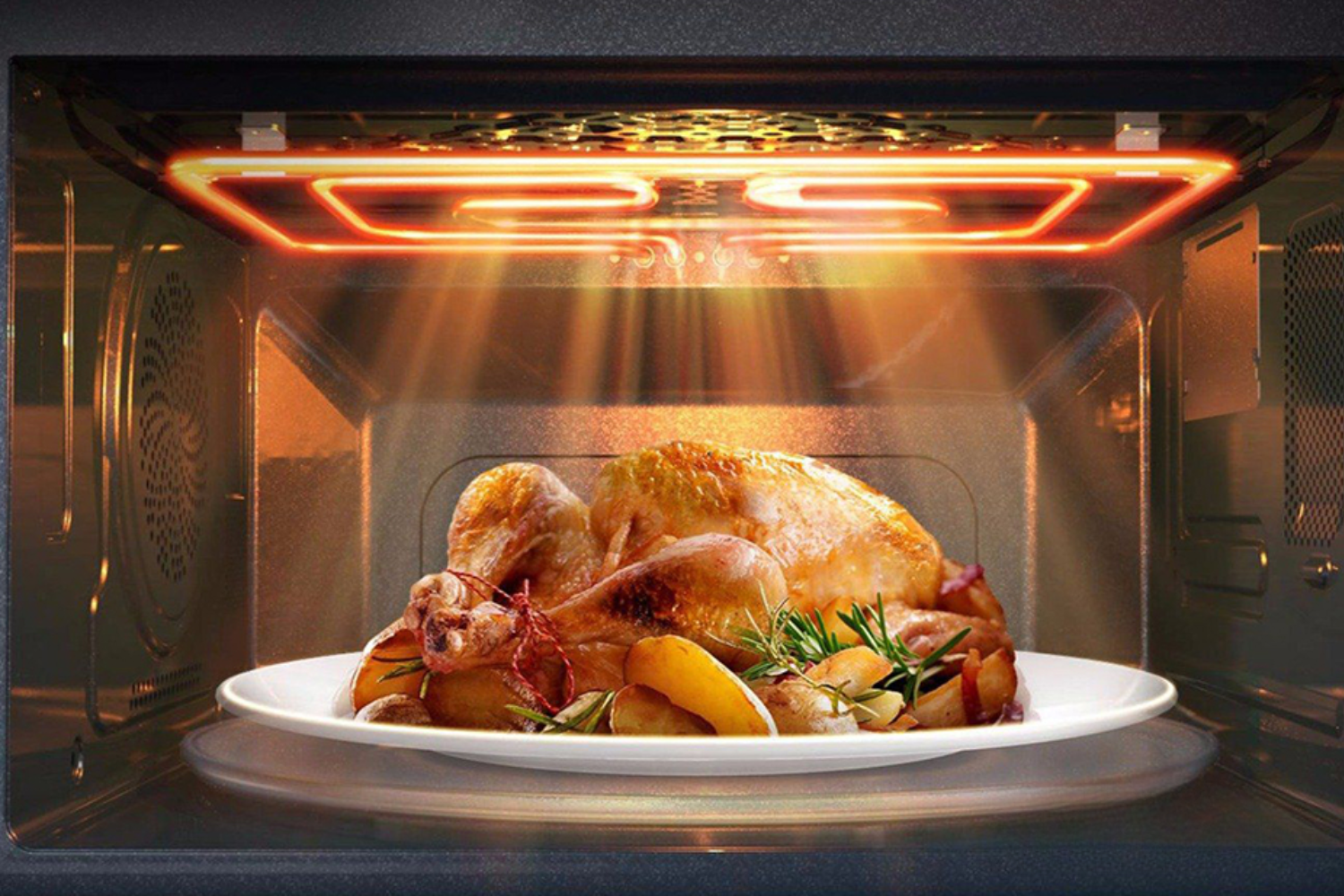 Lò Vi Sóng Có Nướng Bosch BEL520MS0K Series 4 | Dung Tích 20L Lắp Âm