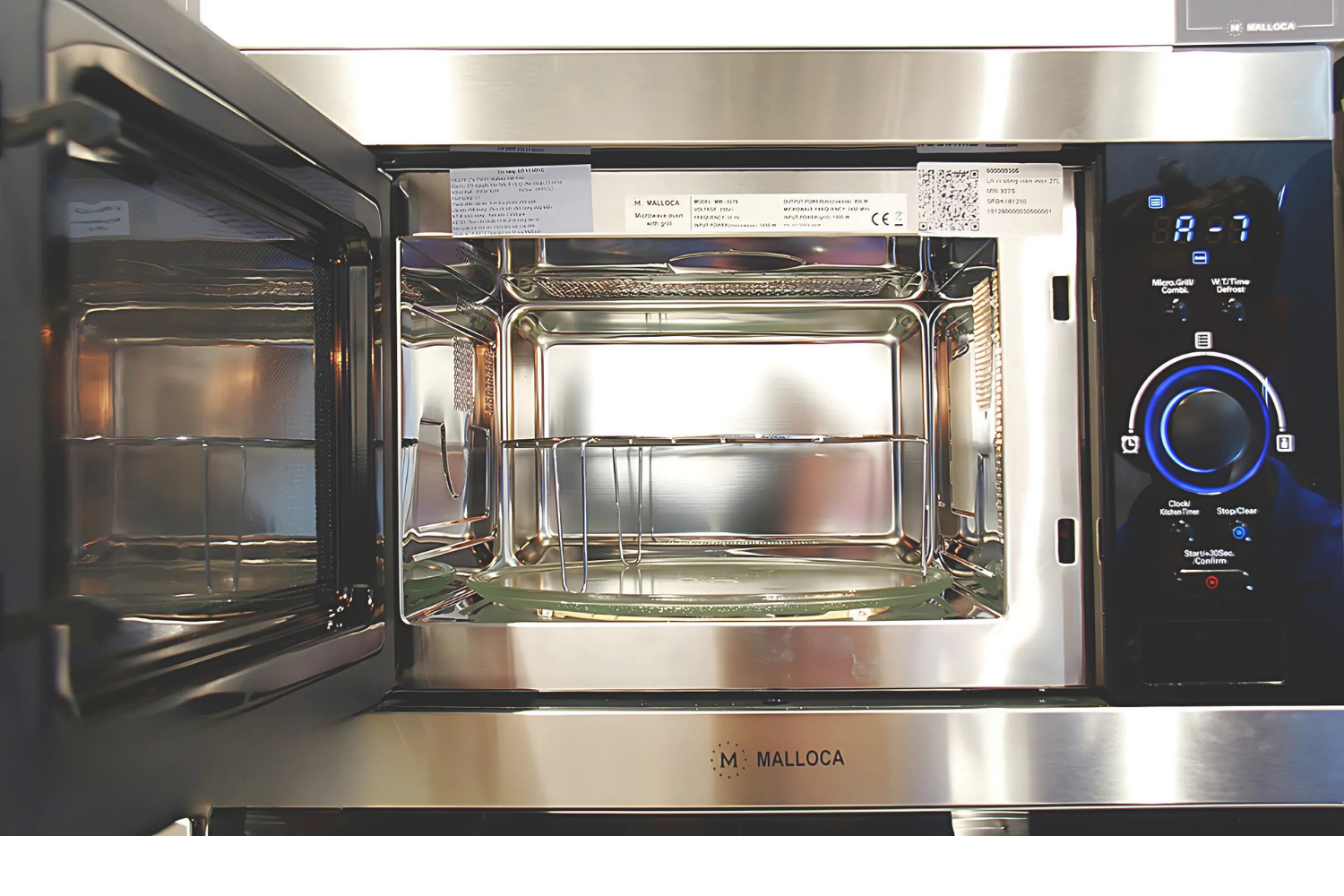 Lò Vi Sóng Có Nướng Malloca MW 927S | Lắp Âm 27 Lít
