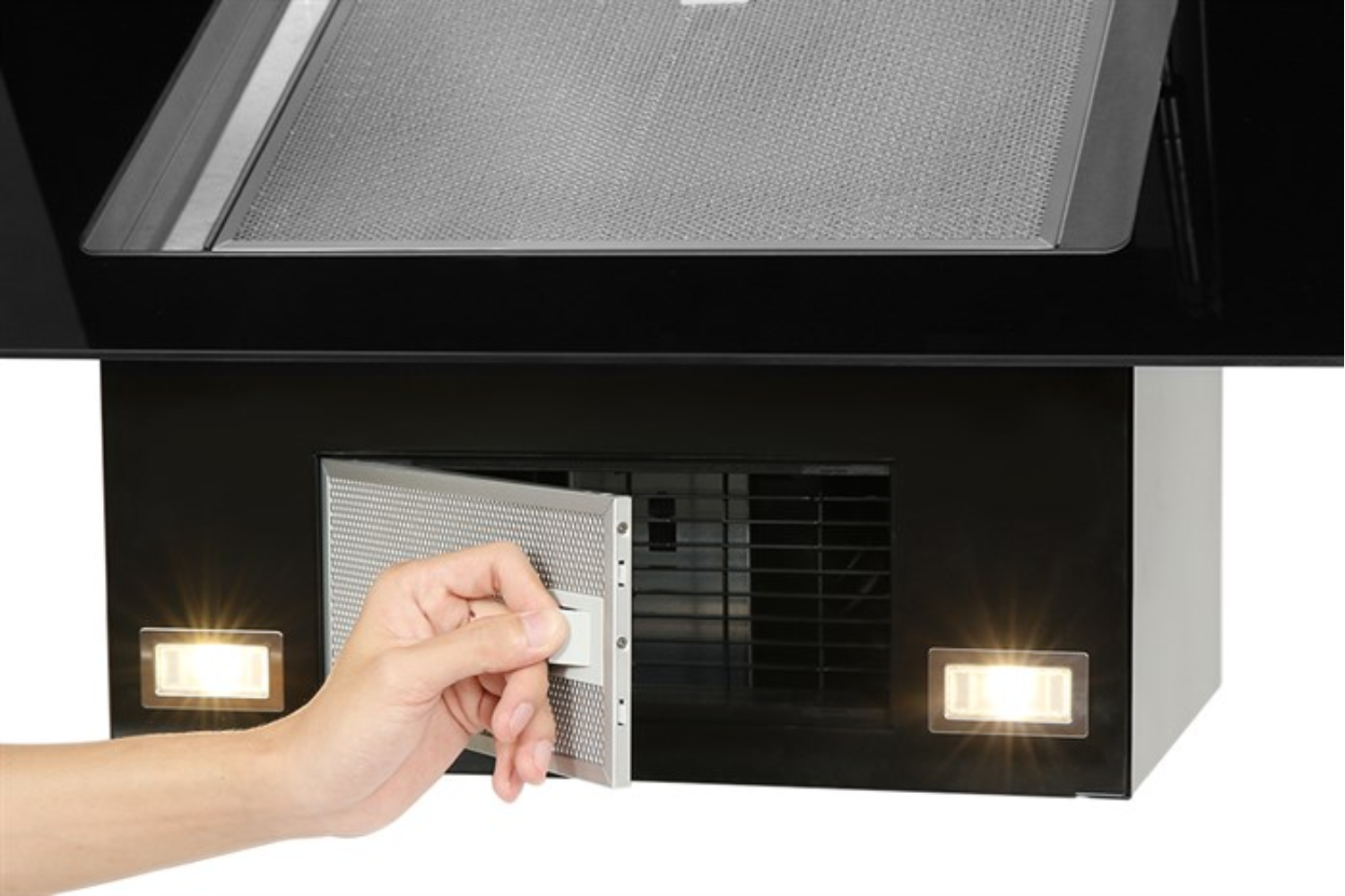 Máy hút mùi kính vát Bosch DWK97JM60 SERIE 6