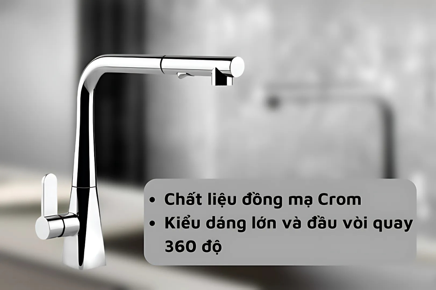 Vòi Rửa Bát Nóng Lạnh Dây Rút Hafele Hydros HT20-CH1P259 (570.82.210) | Đồng Thau Mạ Chrome