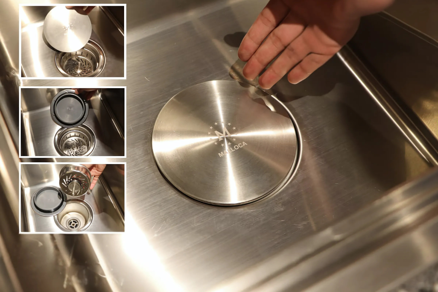 Máy Rửa Bát 2 Hố Inox 304 Malloca MS 8812