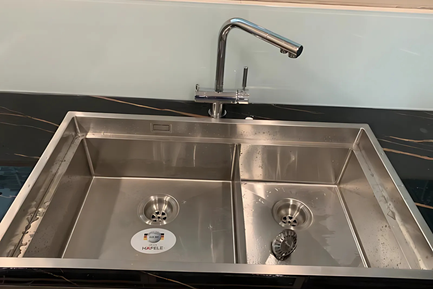 Vòi Rửa Bát 3 Đường Nước Hefele HT21-CH2F271 (577.55.210) | Đồng Thau Mạ Chrome