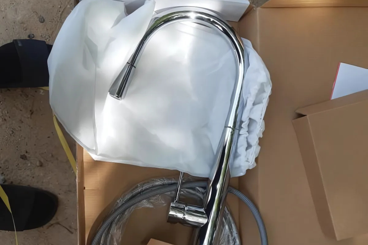 Vòi Rửa Chén Nóng Lạnh Dây Rút Hafele HT21-CH1P245 (577.55.220) | Đồng Thau Mạ Chrome