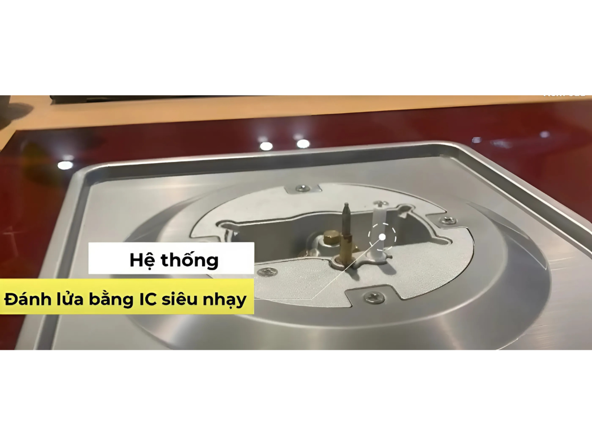 Bếp Gas Đôi Malloca AS 9402R (Màu Đỏ)  - Bếp Âm 02 Vùng Nấu