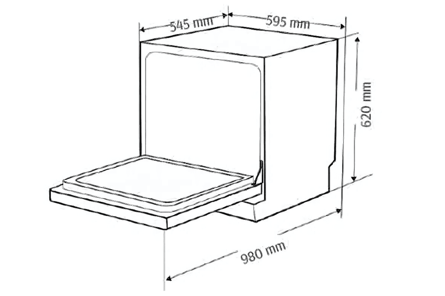 Ảnh Đại Diện Máy Rửa Bát Mini Để Bàn Canzy CZ DE8B05EU