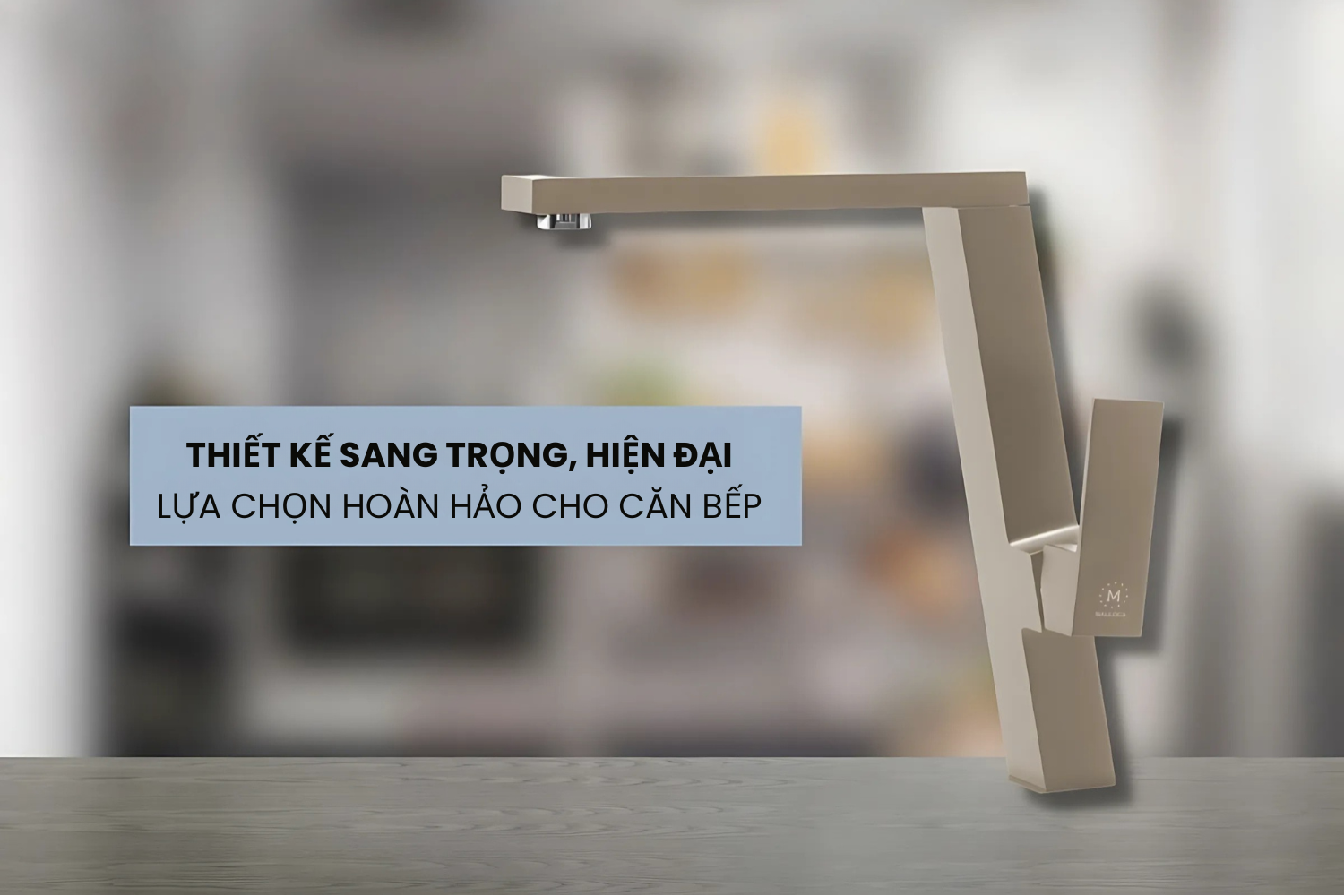 Vòi Rửa Bát Nóng Lạnh Malloca K131BR | Đồng Thau Sơn Giả Đá, Màu Đất