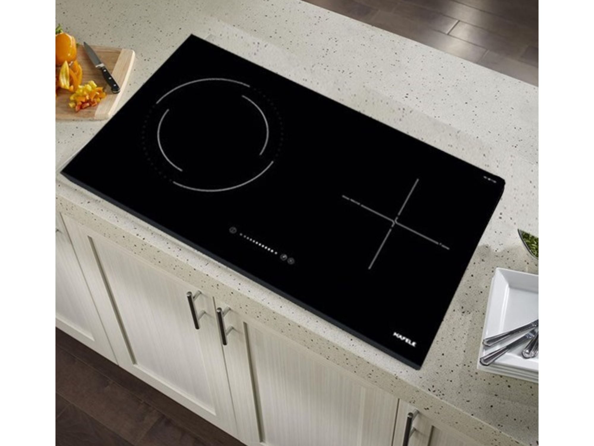 Bếp Điện Từ Đôi Hafele HC-M772D (536.61.695) | 01 Điện 01 Từ