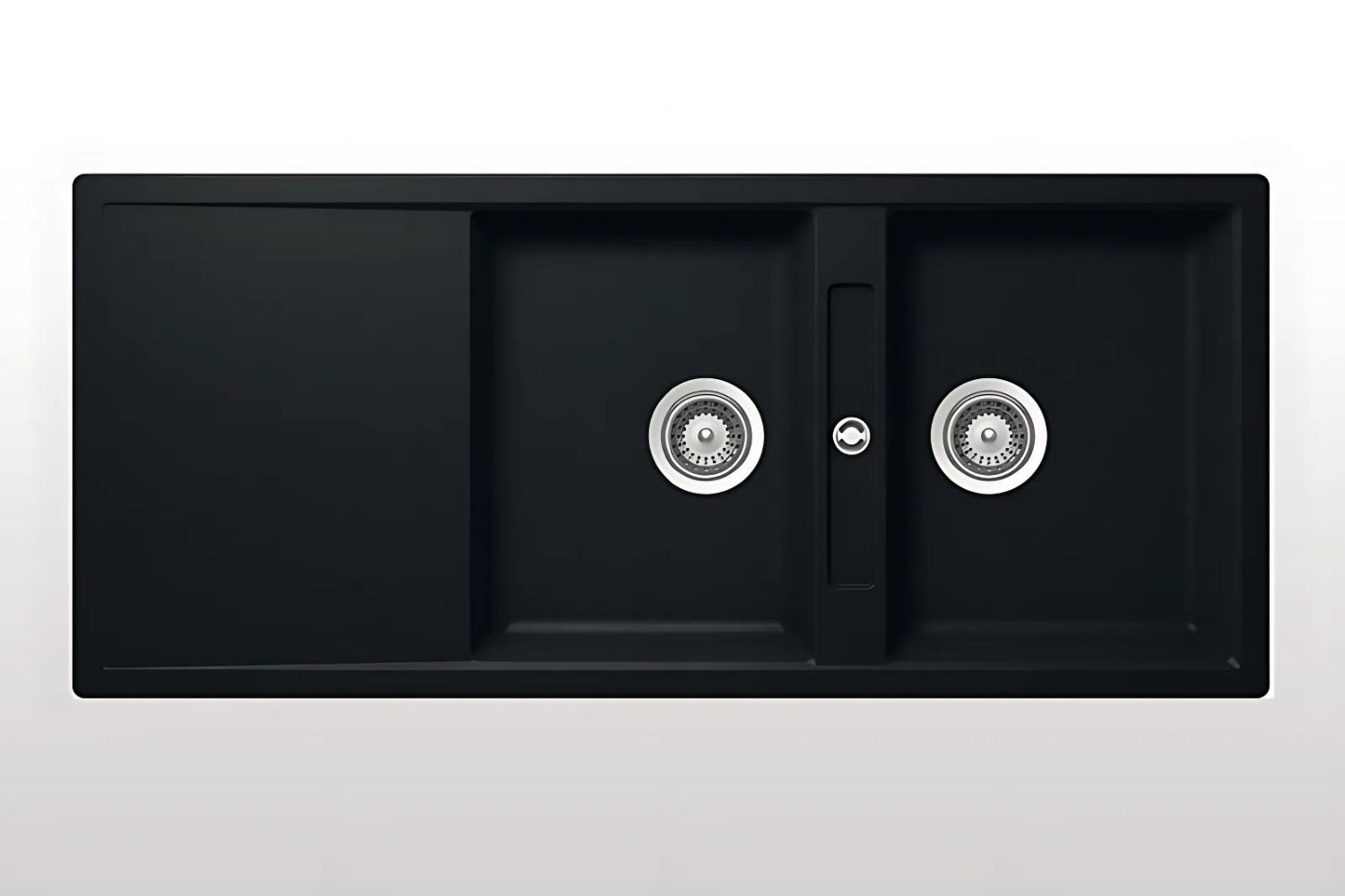 Chậu Rửa Bát 2 Hố Bằng Đá Granite Hafele HS20-GKD2S80 (570.33.330) | Màu Đen