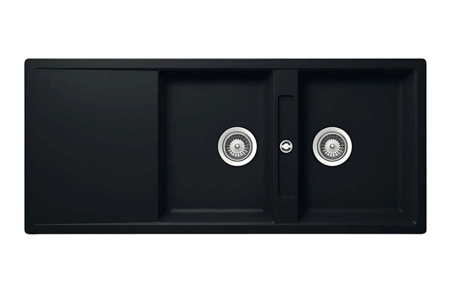 Chậu Rửa Bát 2 Hố Bằng Đá Granite Hafele HS20-GKD2S80 (570.33.330) | Màu Đen