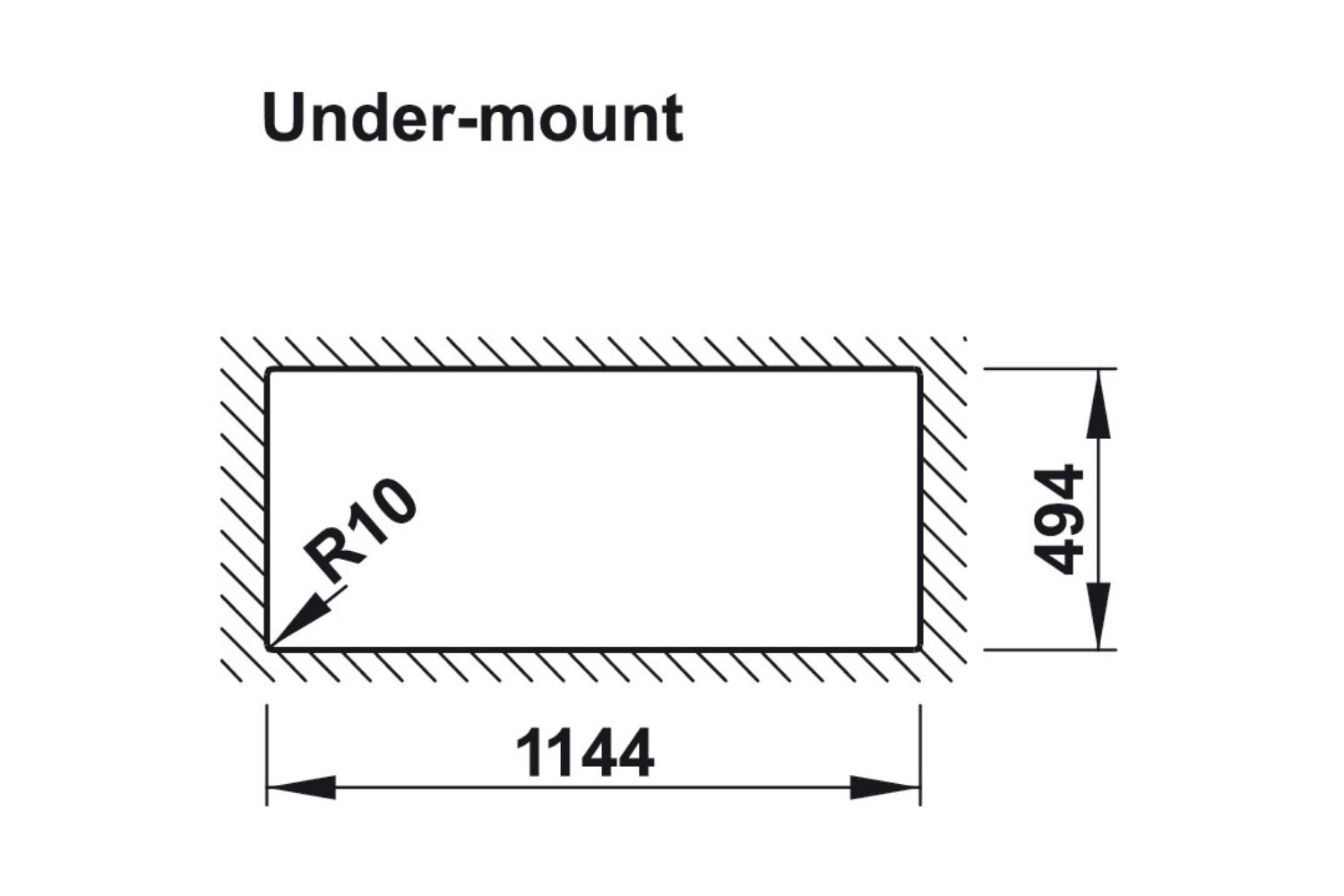 Chậu Rửa Bát 2 Hố Bằng Đá Granite Hafele HS20-GKD2S80 (570.33.430) | Màu Kem