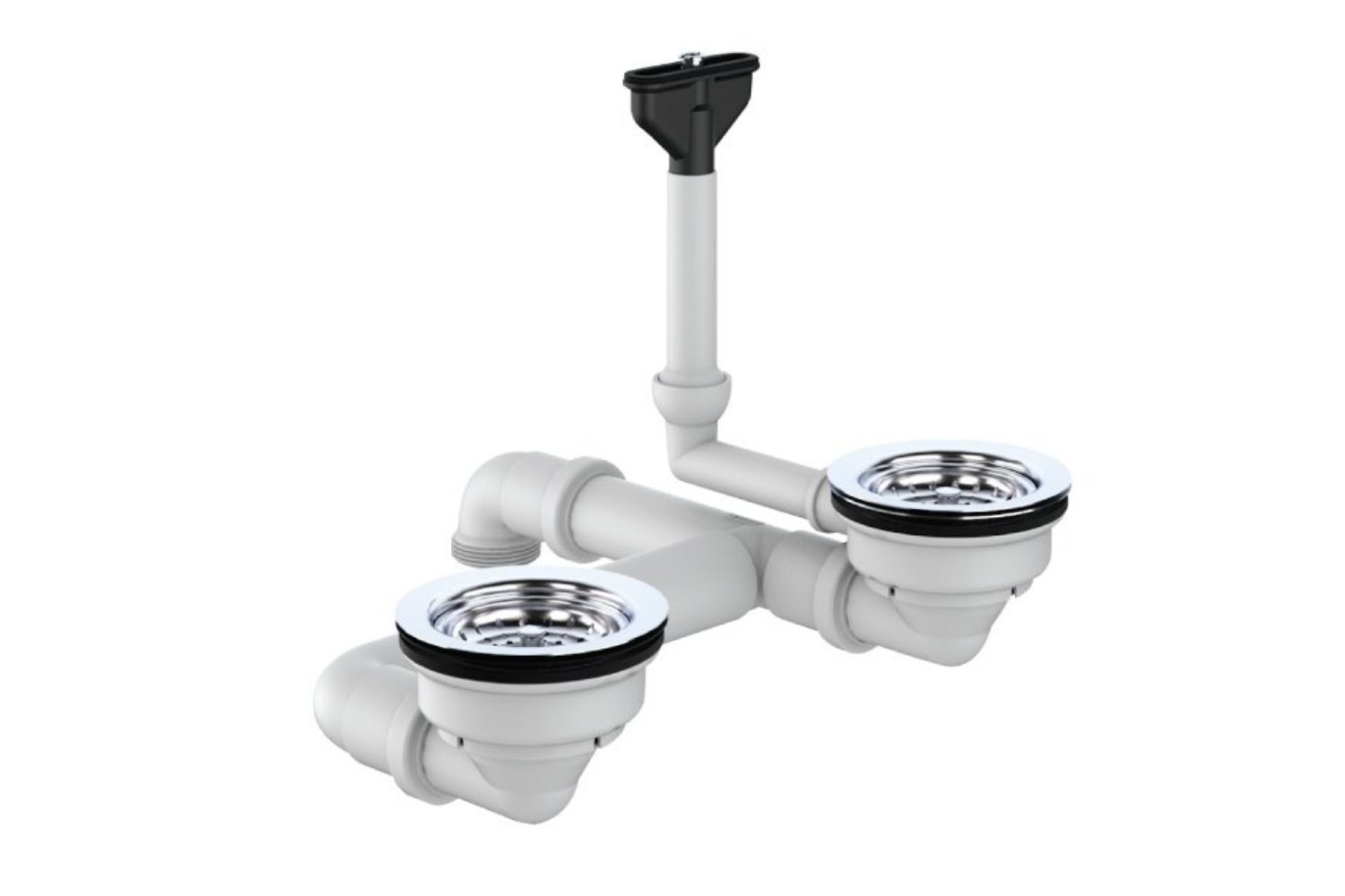 Chậu Rửa Bát 2 Hố Bằng Đá Granstone Hafele HS18-GED2R80 (570.35.560) | Màu Xám