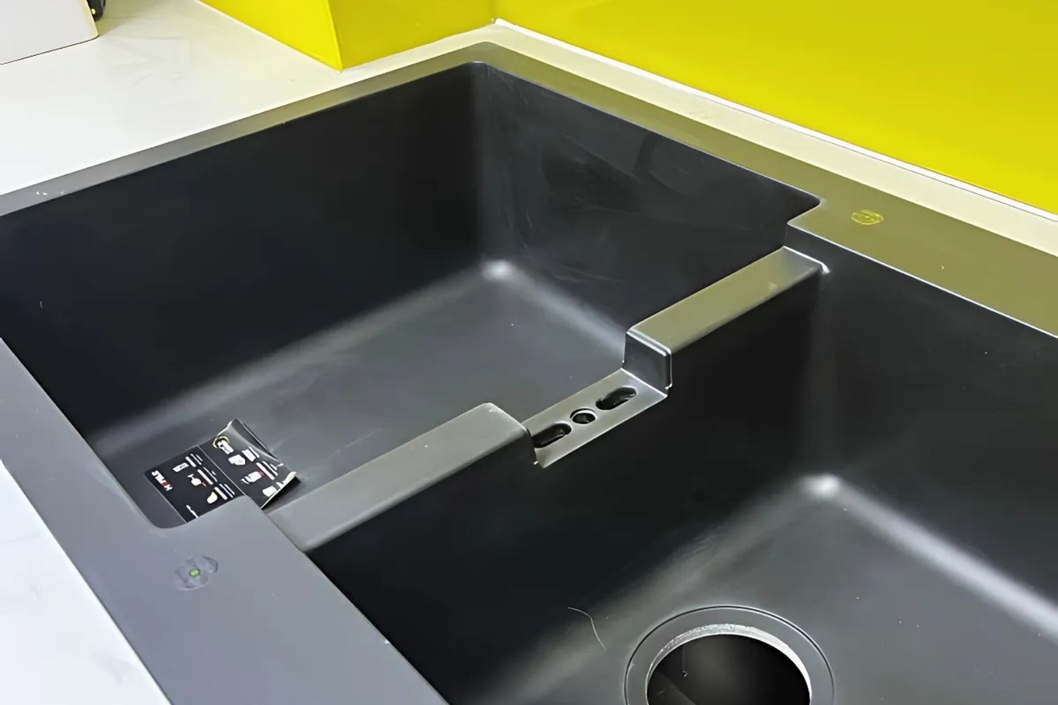 Chậu Rửa Bát 2 Hố Bằng Đá Granstone Hafele HS19-GED2S80 (570.35.370) | Màu Đen