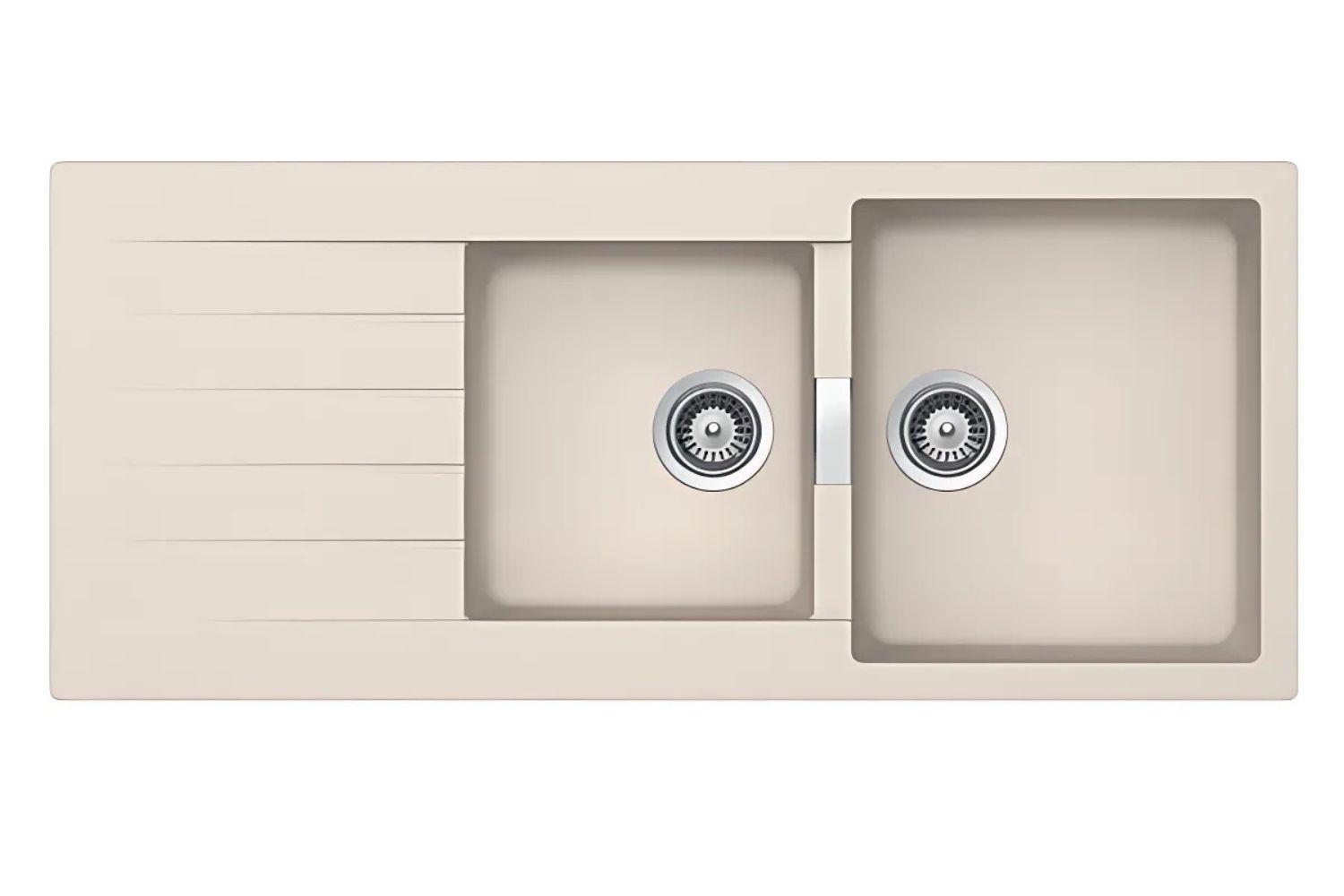 Chậu Rửa Bát 2 Hố Bằng Đá Granstone Hafele HS19-GED2S80 (570.35.470) | Màu Kem