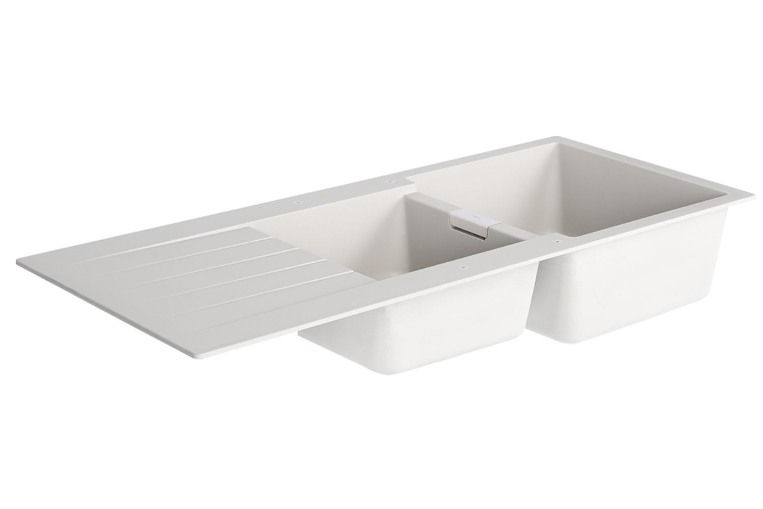 Chậu Rửa Bát 2 Hố Bằng Đá Granstone Hafele HS19-GED2S80 (570.35.470) | Màu Kem