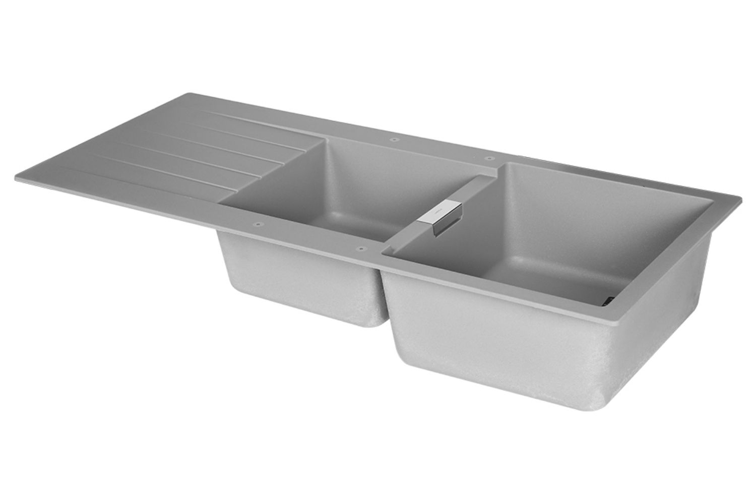 Chậu Rửa Bát 2 Hố Bằng Đá Granstone Hafele HS19-GED2S80 (570.35.570) | Màu Xám